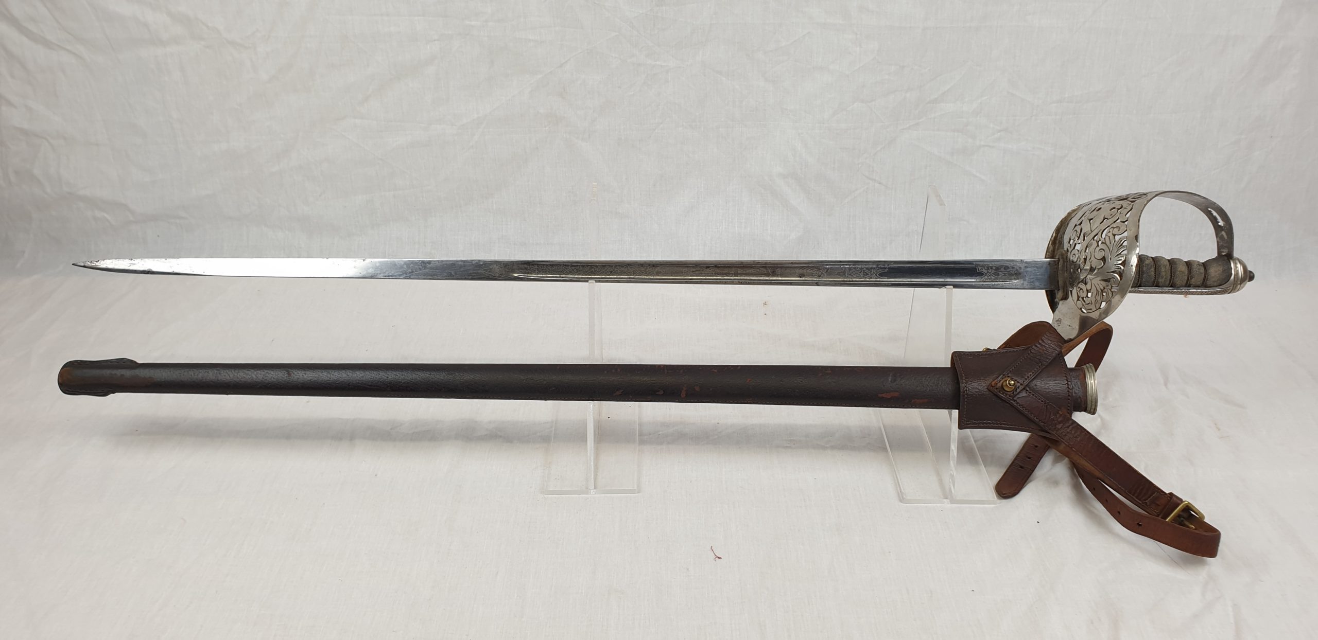 1897 Pattern Royal Marine GR V Sword and scabbard
