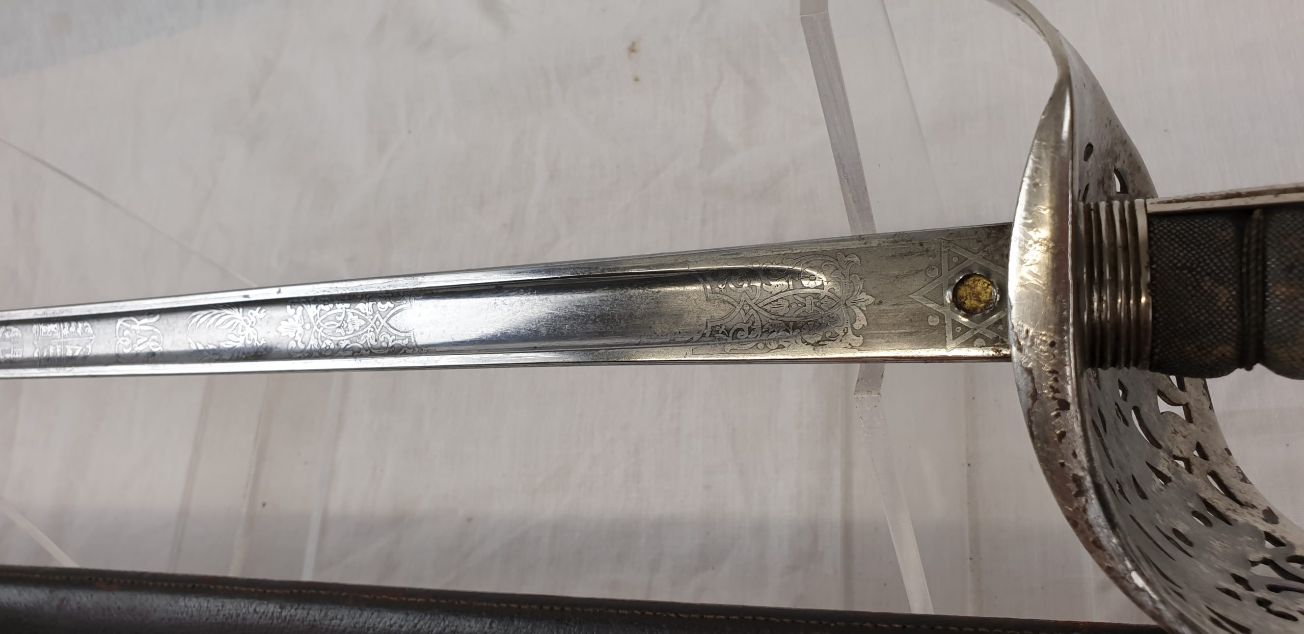 1897 Pattern Royal Marine GR V Sword and scabbard - Image 10