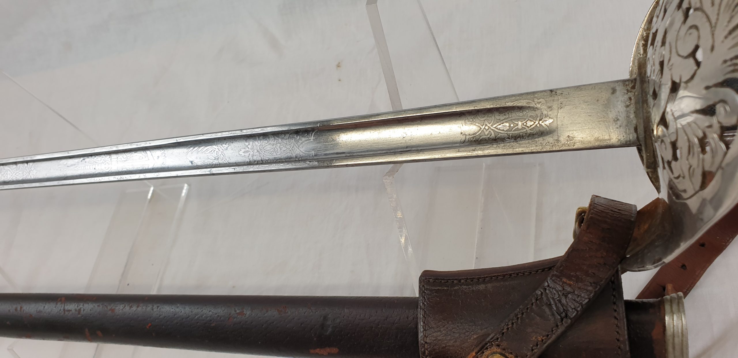 1897 Pattern Royal Marine GR V Sword and scabbard - Image 4