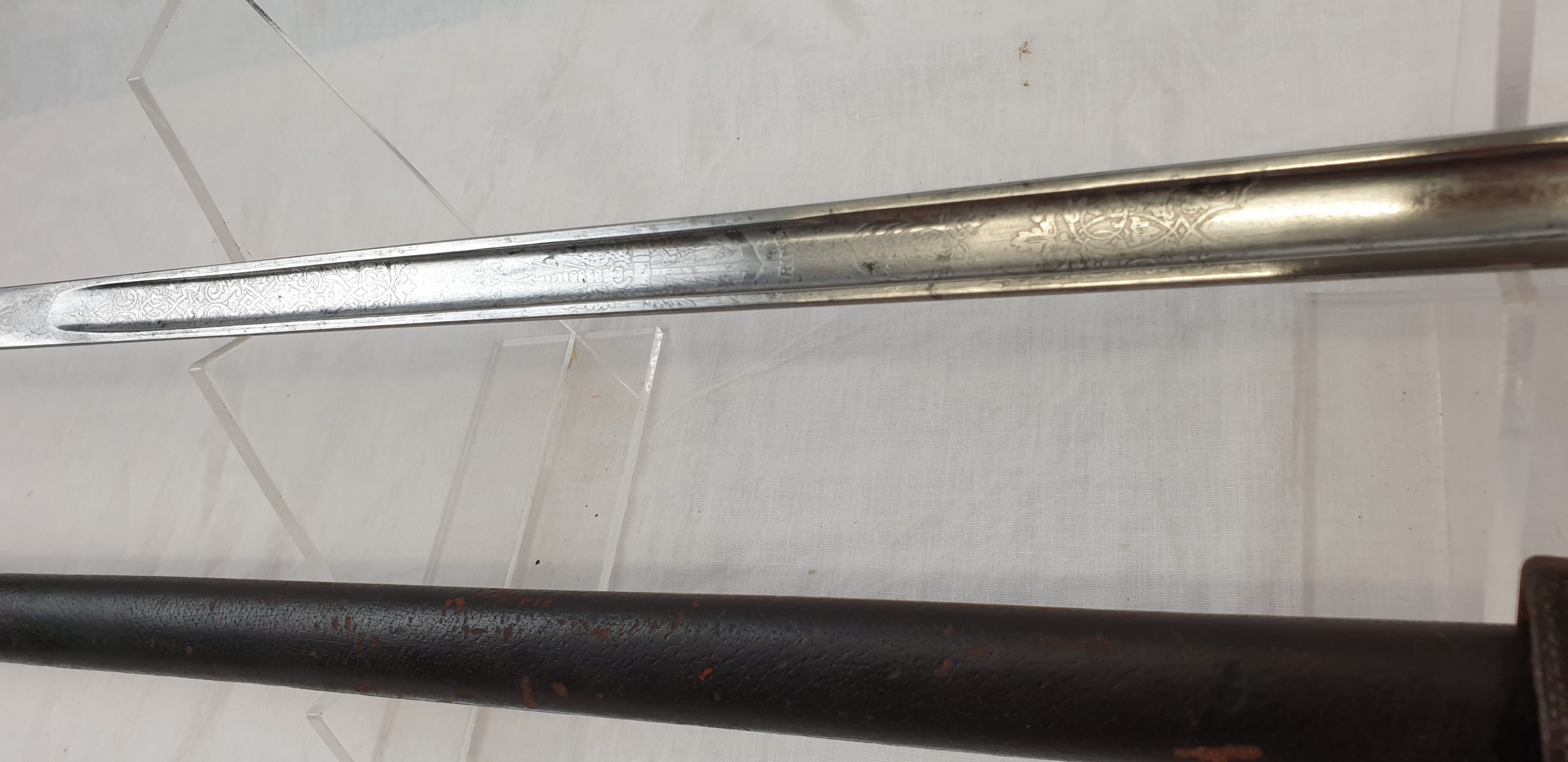 1897 Pattern Royal Marine GR V Sword and scabbard - Image 5
