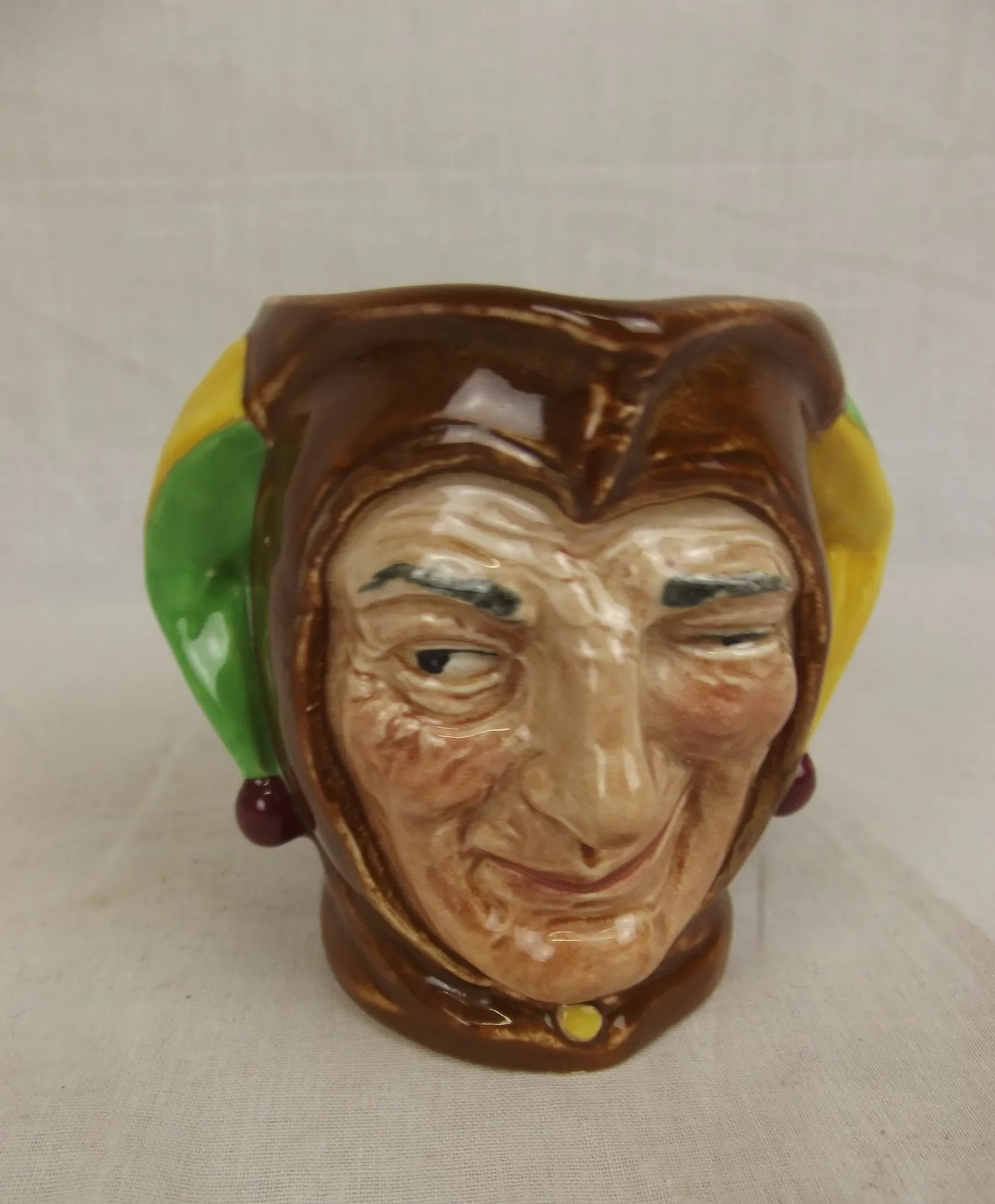 Small Royal Doulton Character Jug Jester Designed By Charles Nokes With A Backstamp - Image 2