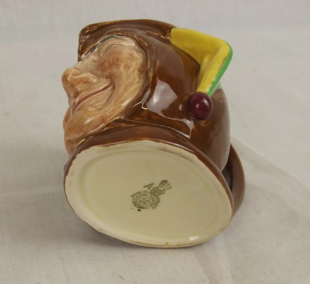 Small Royal Doulton Character Jug Jester Designed By Charles Nokes With A Backstamp - Image 4