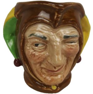Small Royal Doulton Character Jug Jester Designed By Charles Nokes With A Backstamp