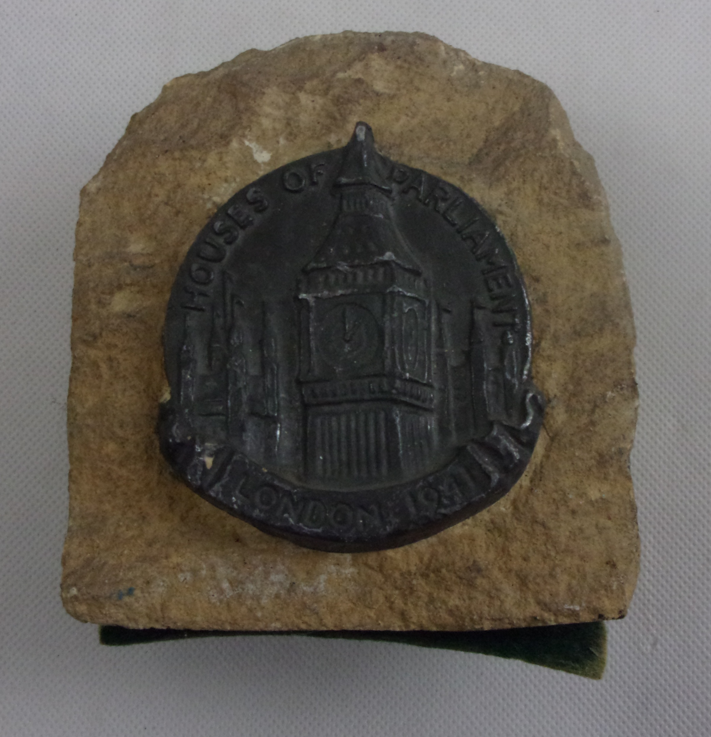 Stone Letter Rack Made From 1941 Houses Of Parliament Rubble