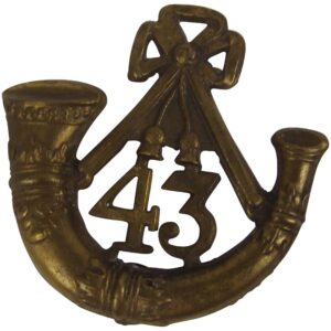 Victorian 1874-81 Monmouth Light Infantry Glengarry Cap Badge