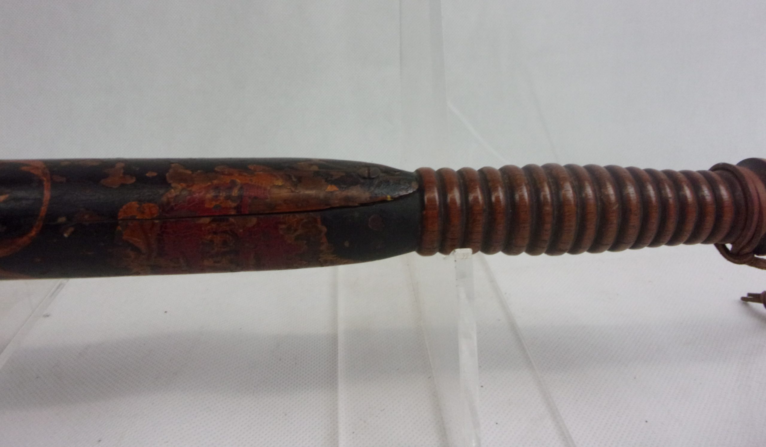 Victorian Constables Hardwood Truncheon With Queen Victoria's Cypher - Image 3