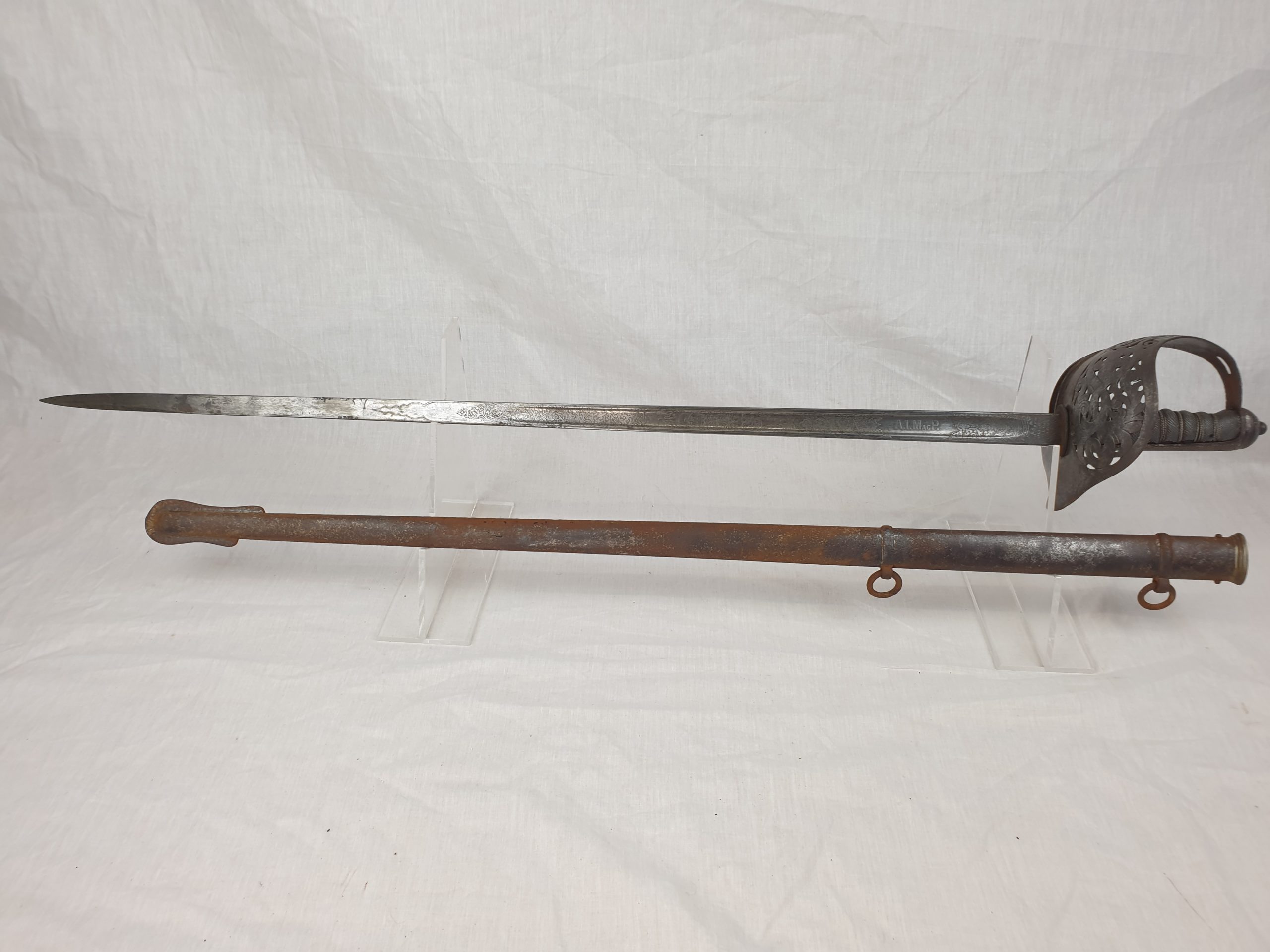 Named WW1 1897 Pattern Infantry Officers Sword By Wilkinson