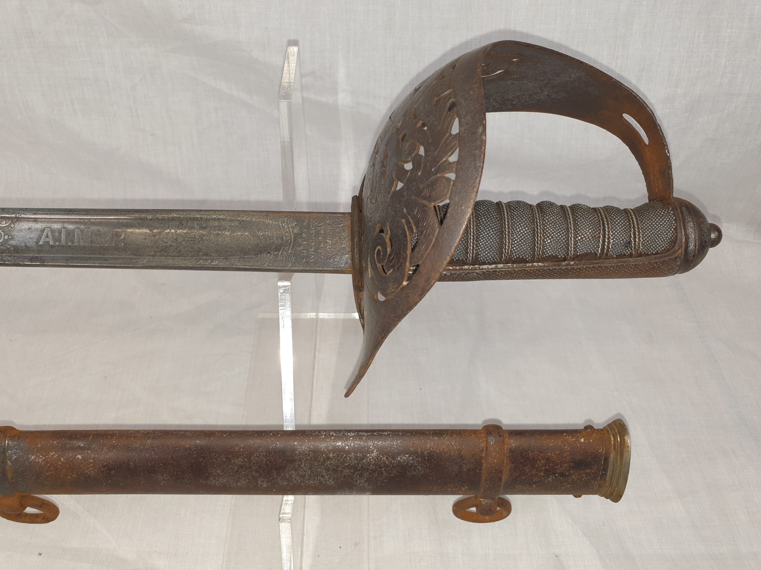 Named WW1 1897 Pattern Infantry Officers Sword By Wilkinson - Image 8
