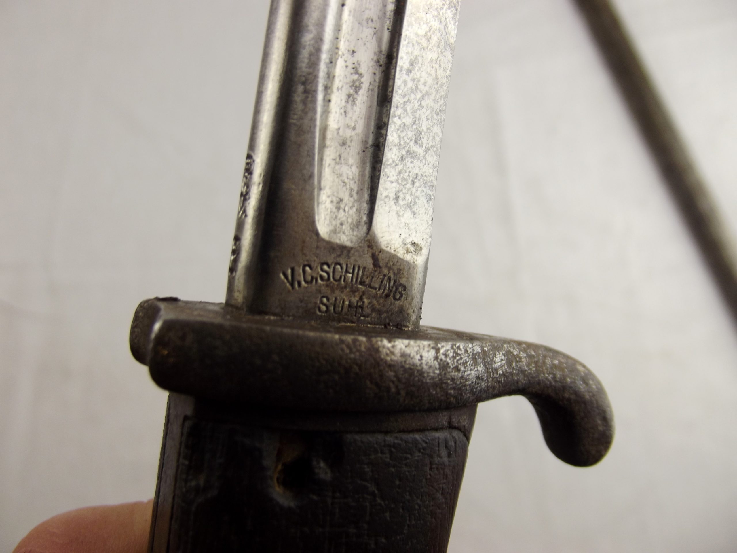 WW1 German Gew98 First Pattern Mauser Bayonet Dated 1905 with Steel Scabbard - Image 13