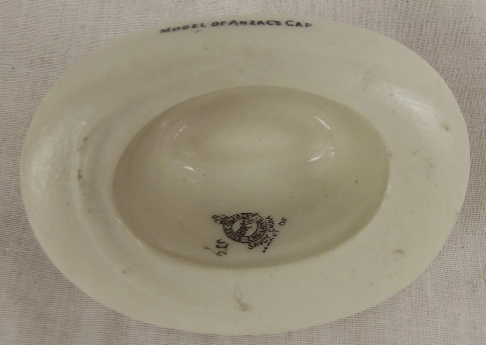 WW1 Savoy Chichester Crested China Model Of An Anzacs Cap - Image 4