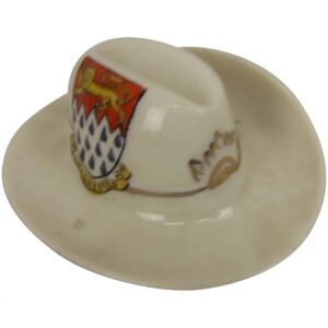 WW1 Savoy Chichester Crested China Model Of An Anzacs Cap