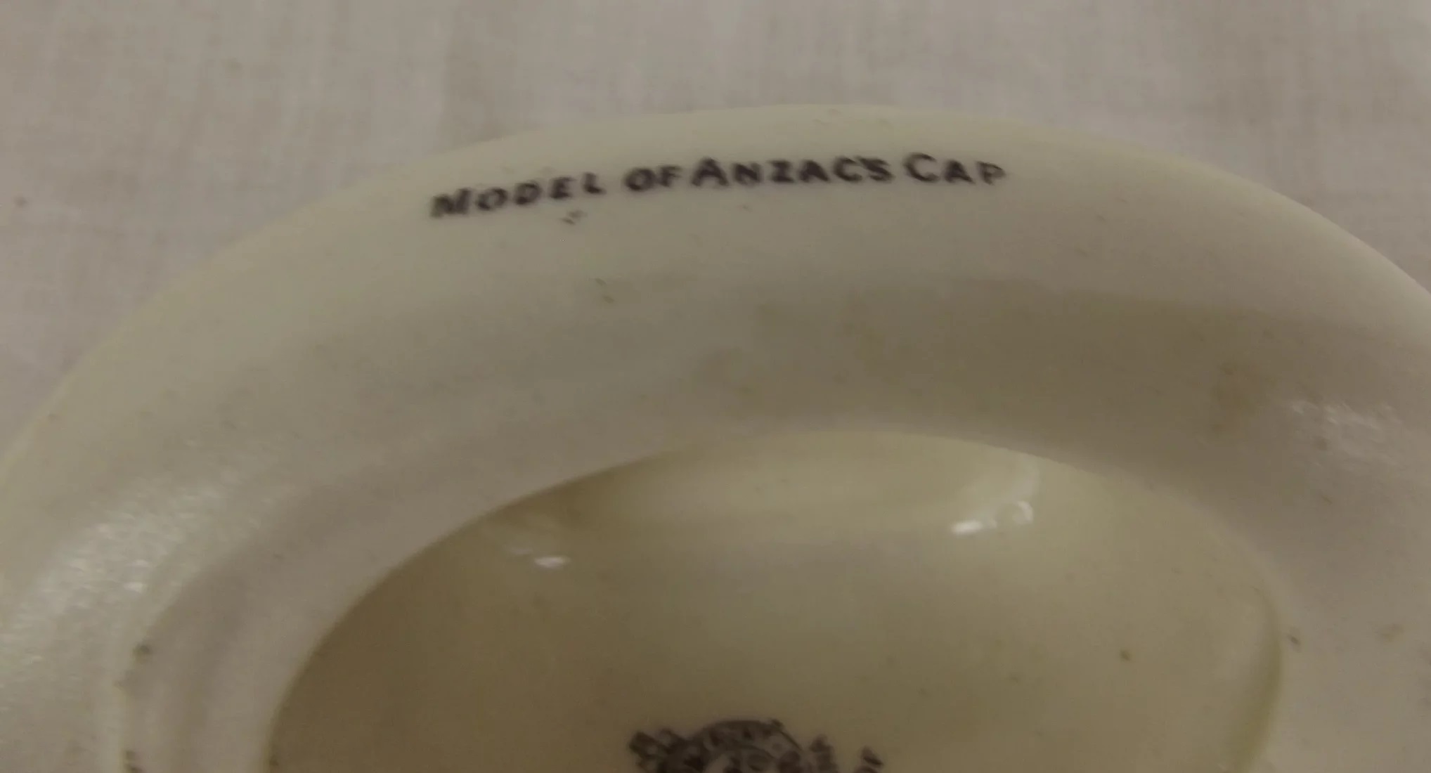 WW1 Savoy Chichester Crested China Model Of An Anzacs Cap - Image 6