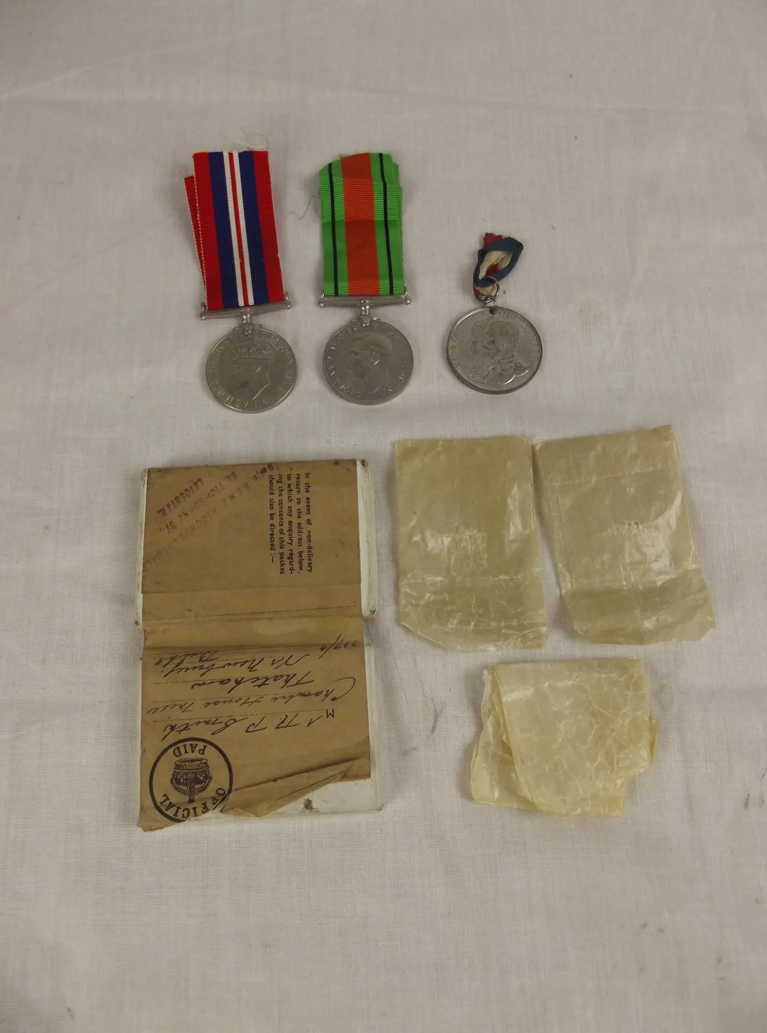 WW2 Medal Set Of Two And George V Silver Jubilee Medal - Image 2