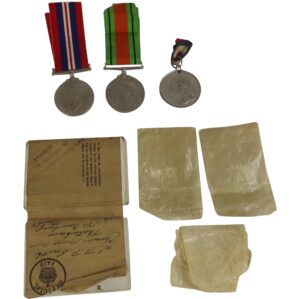 WW2 Medal Set Of Two And George V Silver Jubilee Medal