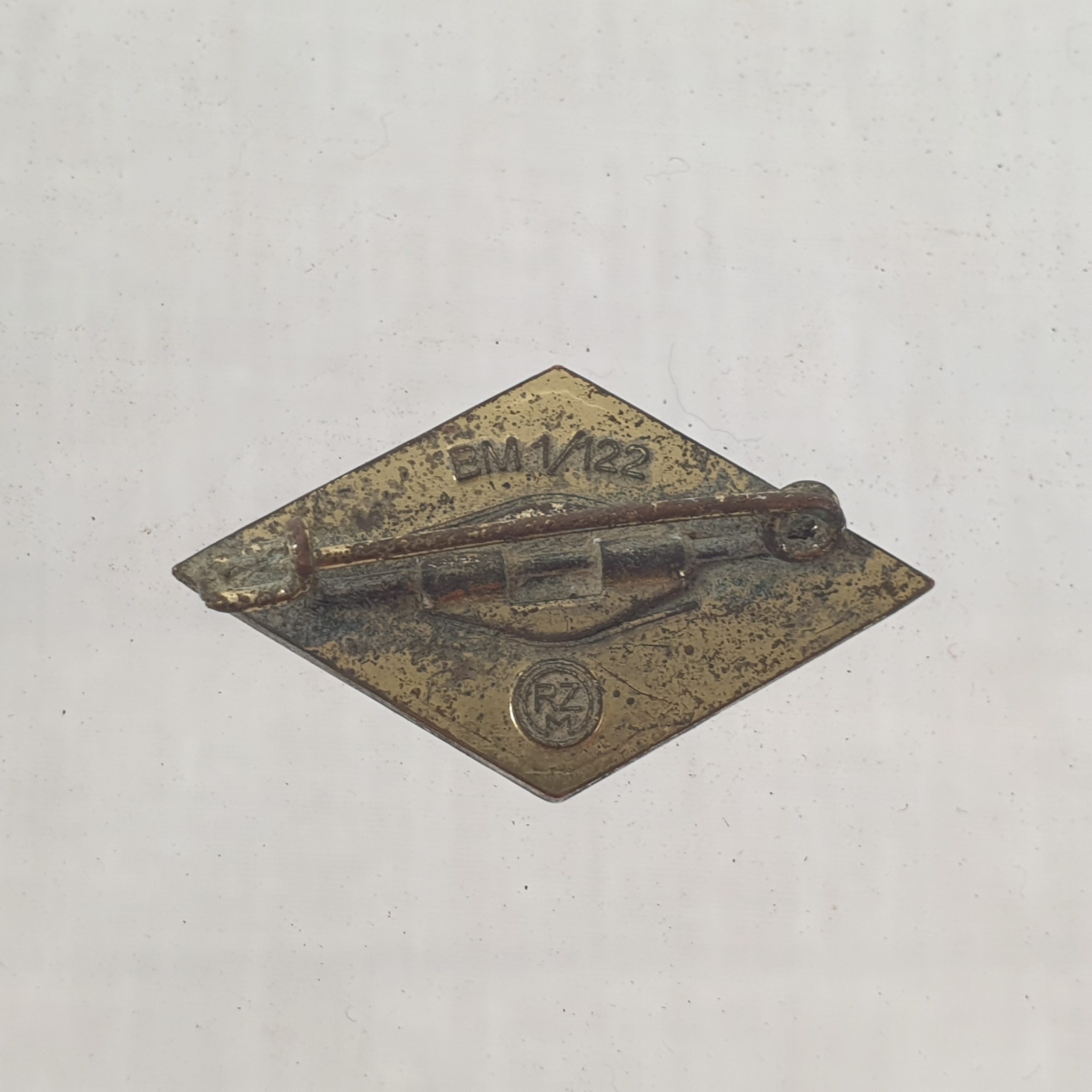 WW2 Third Reich Nazi German Hitler Youth Leaders Gold Class With Oakleaves Badge - Image 3