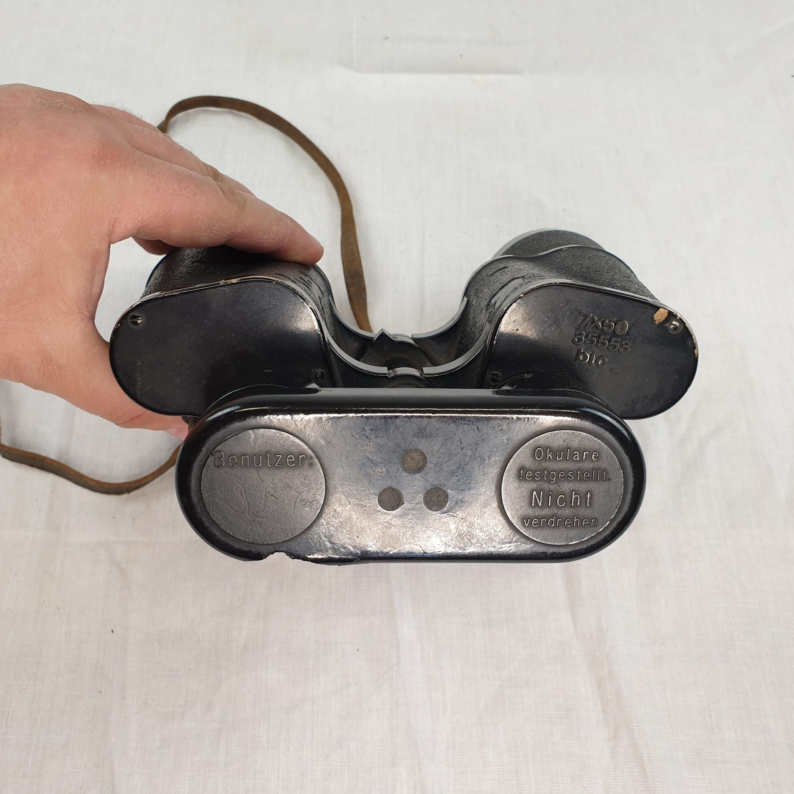 WW2 German Third Reich Carl Zeiss U Boat Binoculars - Image 10