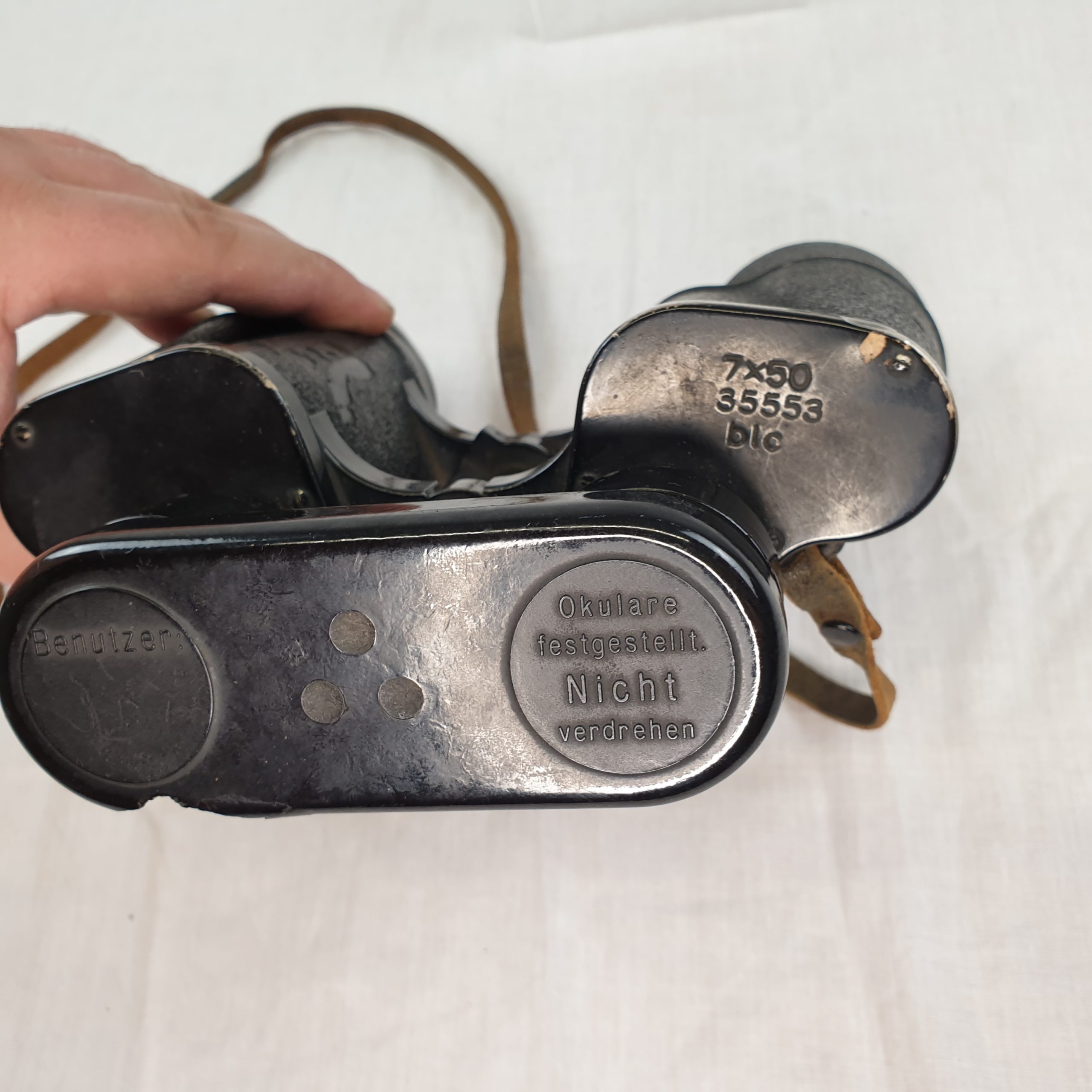 WW2 German Third Reich Carl Zeiss U Boat Binoculars - Image 9