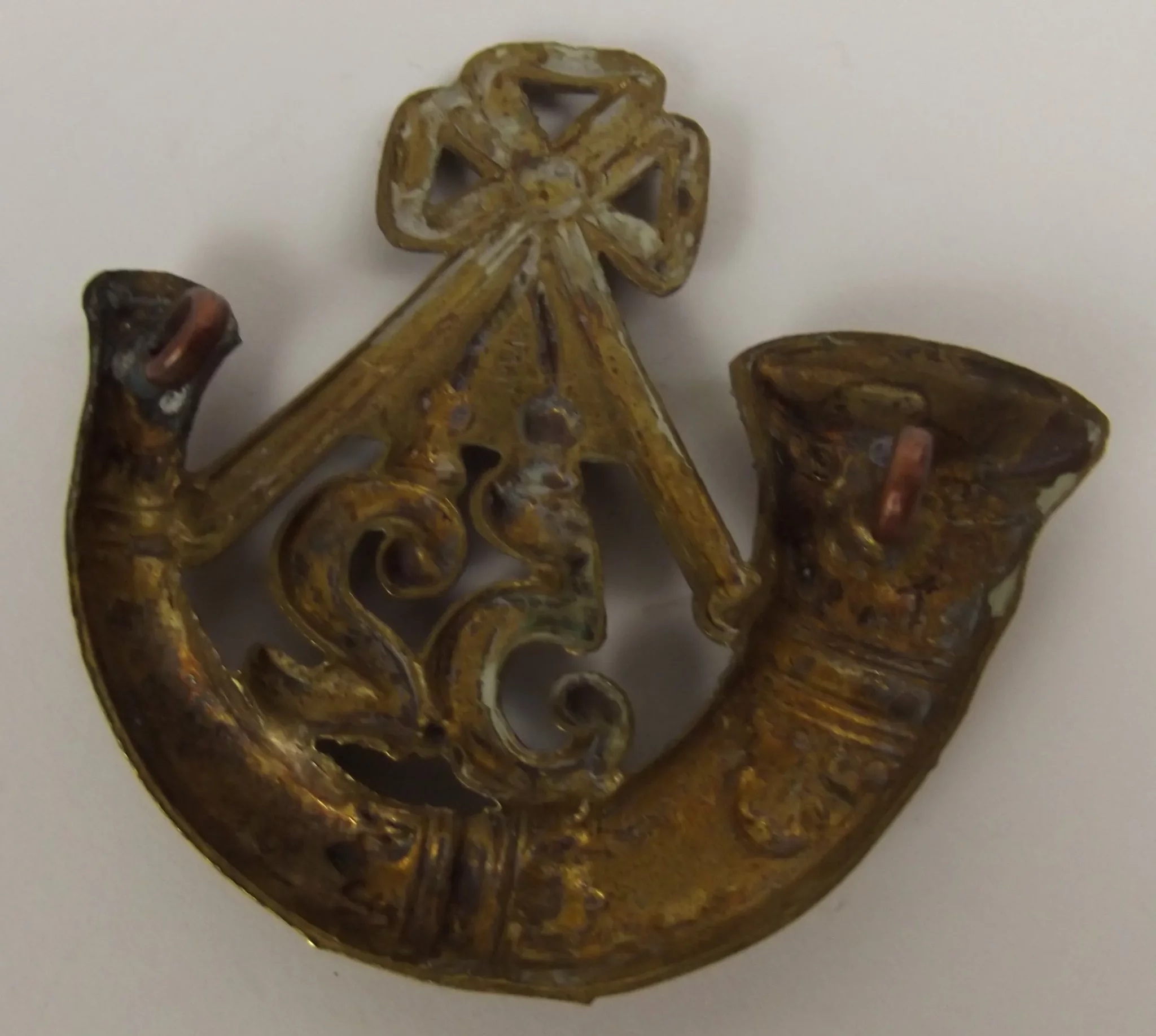 c1880 52nd Oxfordshire Light Infantry Cap Badge - Image 3