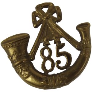 c1880 85th Kings Regiment Of Light Infantry Cap Badge