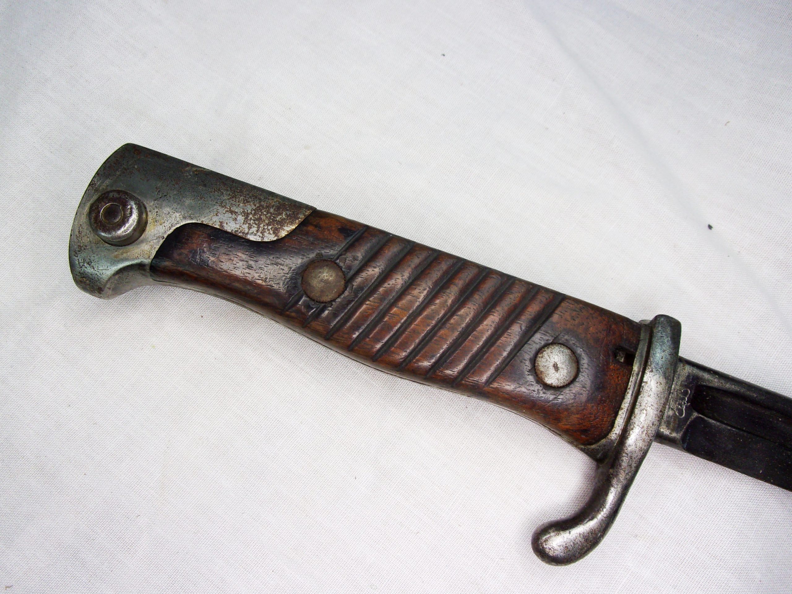 WW1 Imperial German K98 Bayonet, Scabbard, Frog And Sword Knot - Image 9