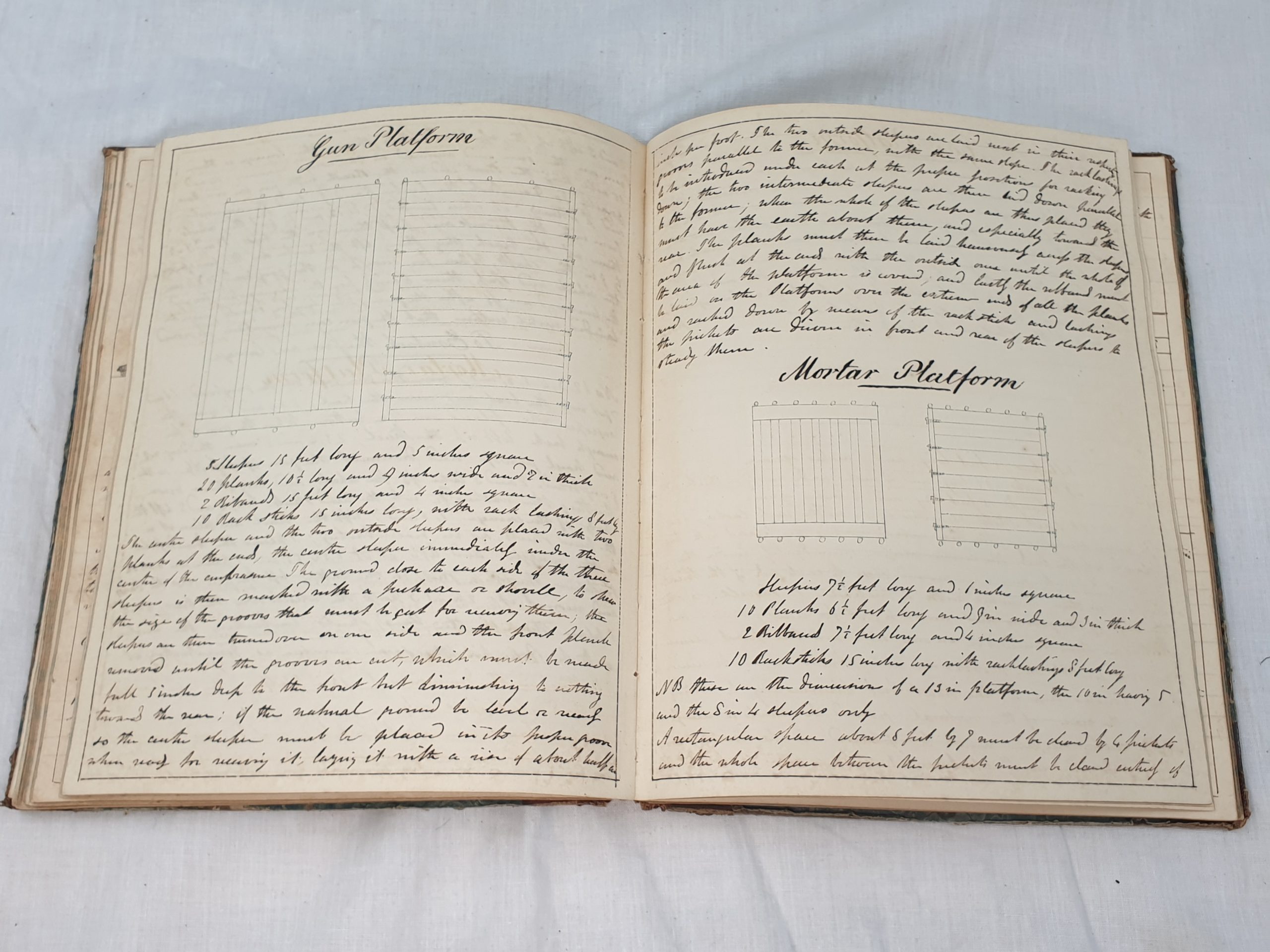 1849 Midshipman's Gunnery Log Book From HMS Excellent - Image 5