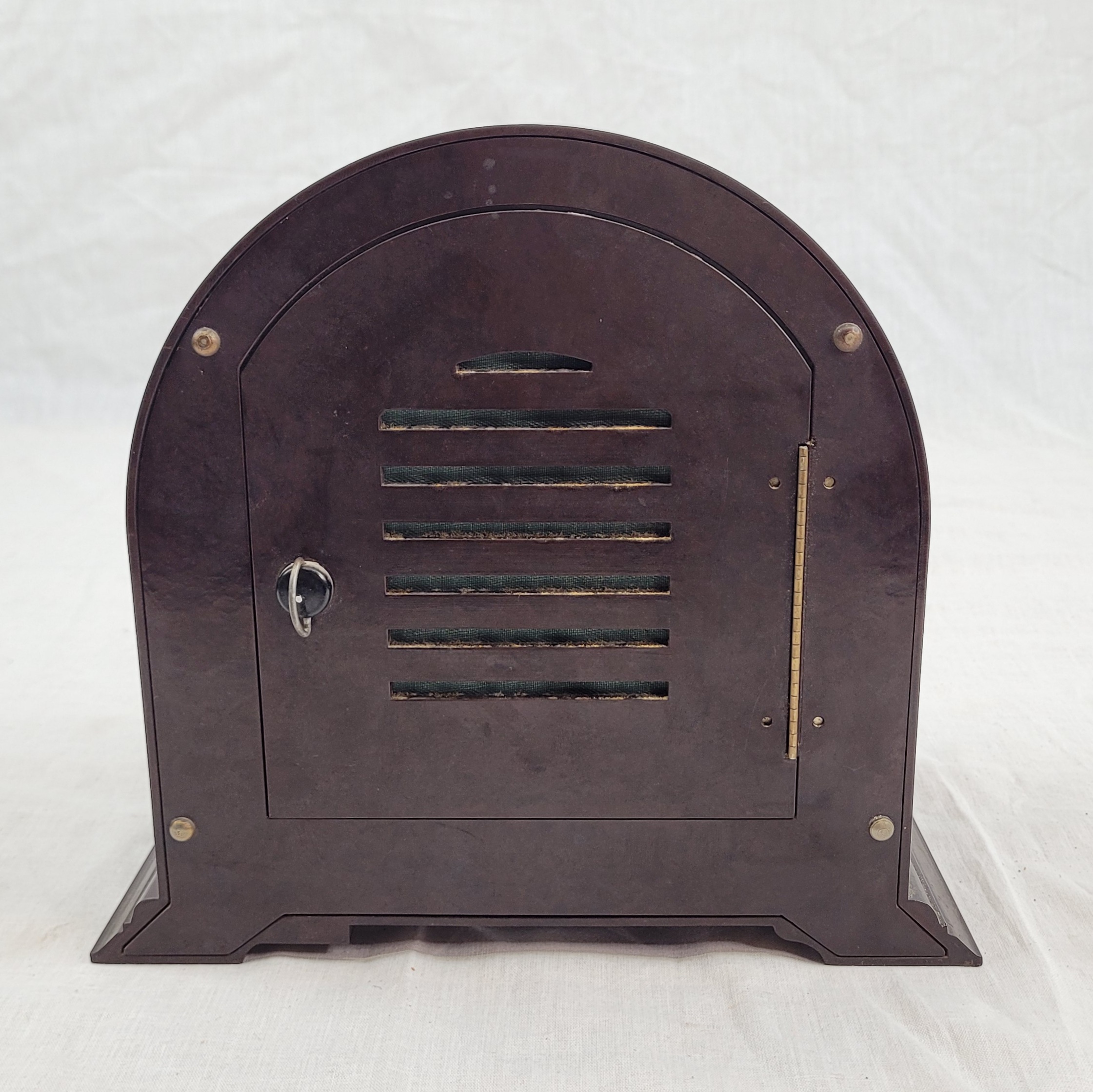 1930s Striking Bakelite Smith Enfield Bracket Clock - Image 4