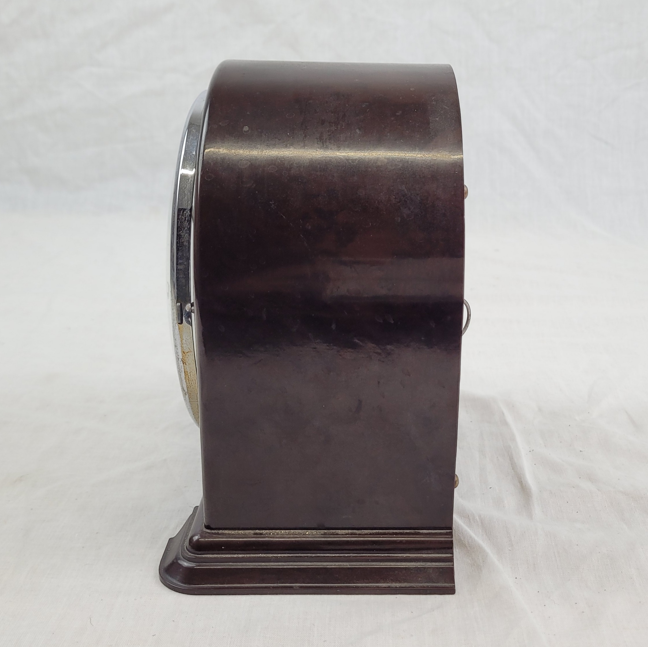 1930s Striking Bakelite Smith Enfield Bracket Clock - Image 3