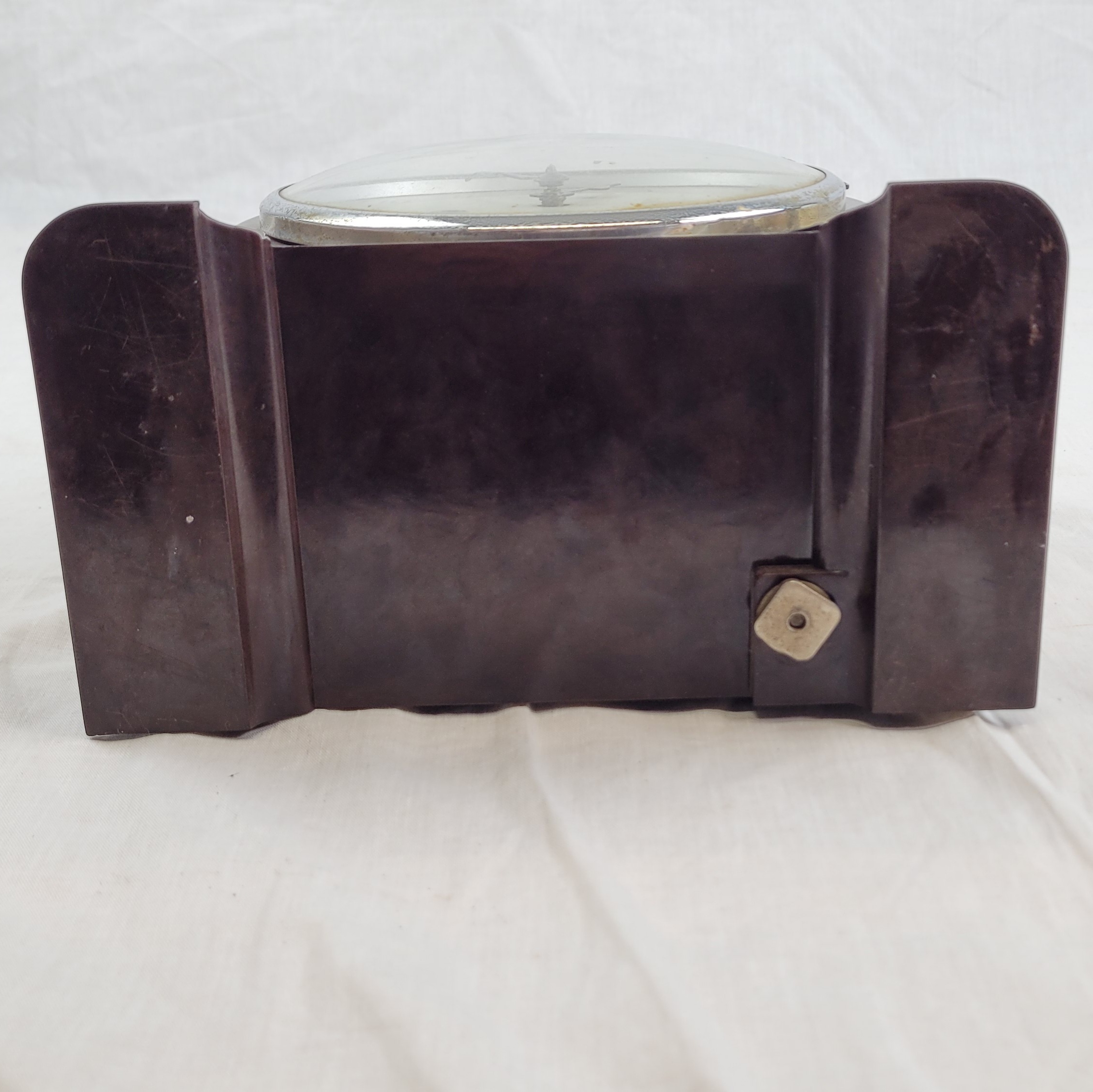 1930s Striking Bakelite Smith Enfield Bracket Clock - Image 7