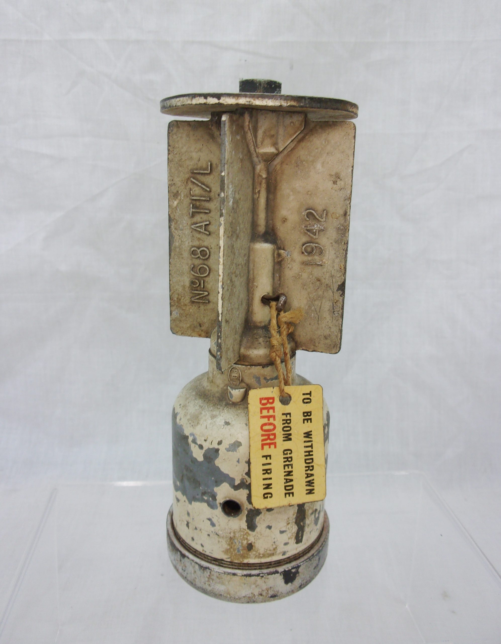 Inert British 1942 No 68 Drill Anti Tank Rifle Grenade