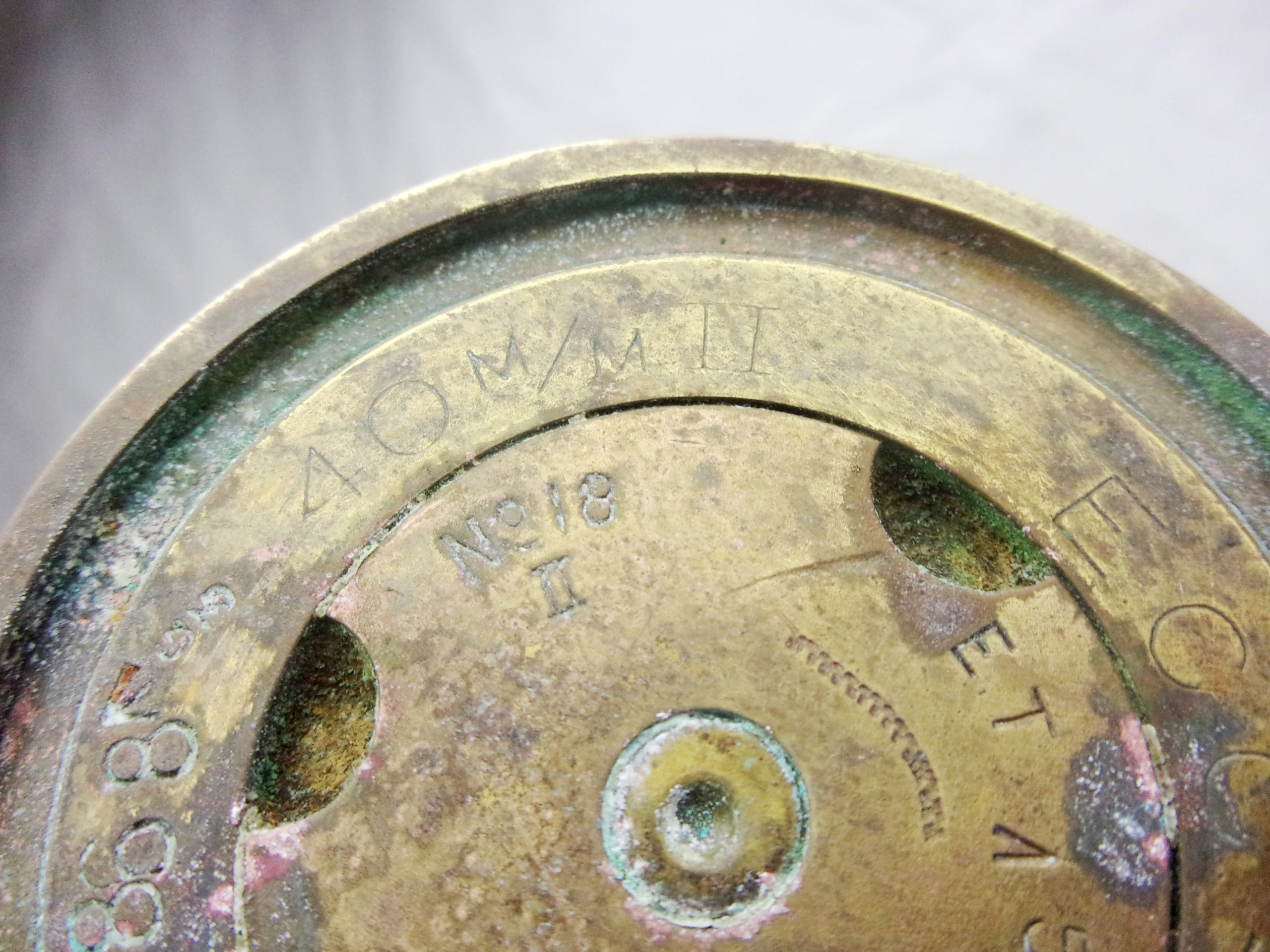 1942 Trench Art 40mm Bofors Shell Case Engraved C S Pacific 1945 - Image 5
