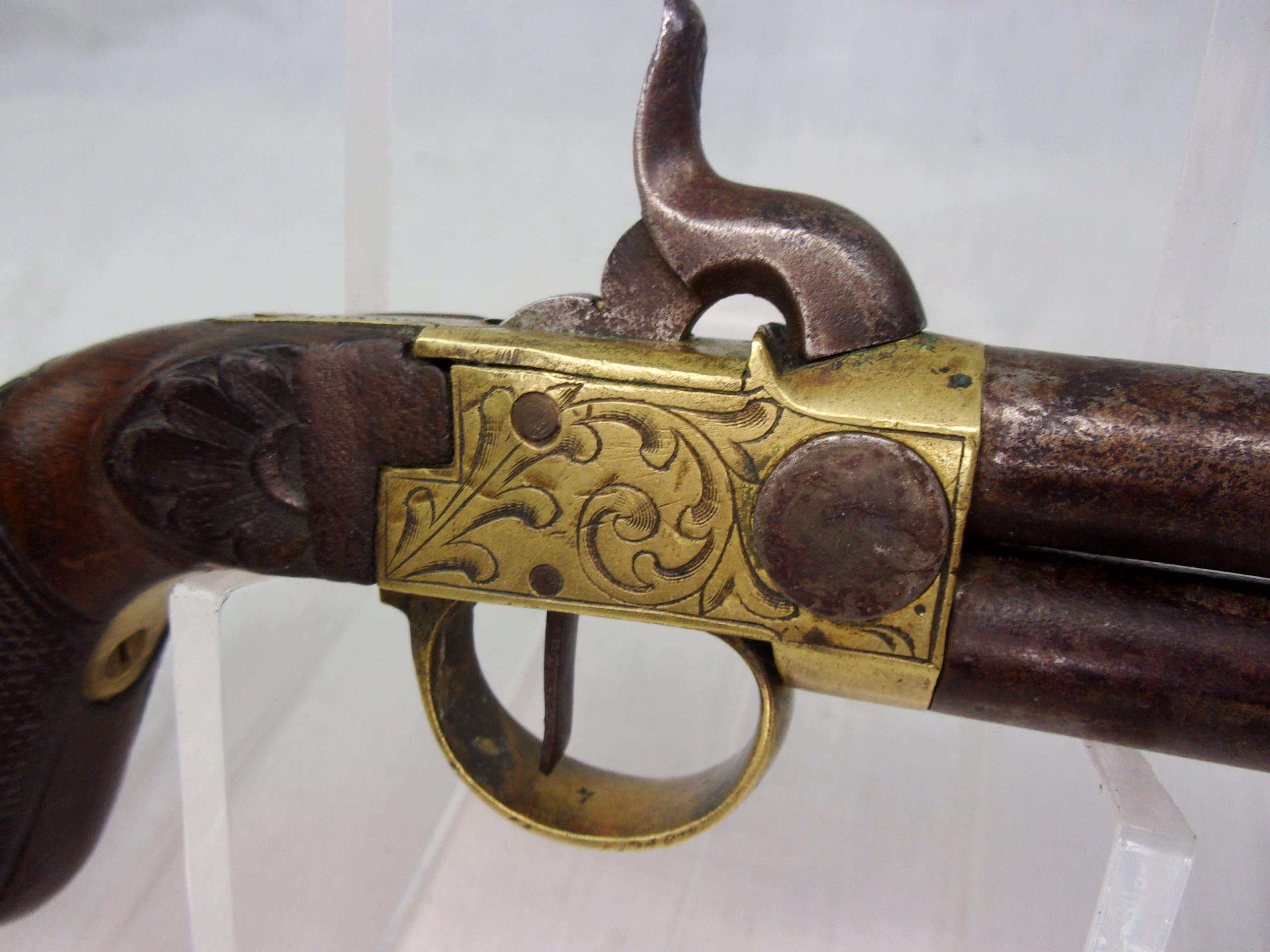 19th Century Tap Action Percussion Pistol - Image 3