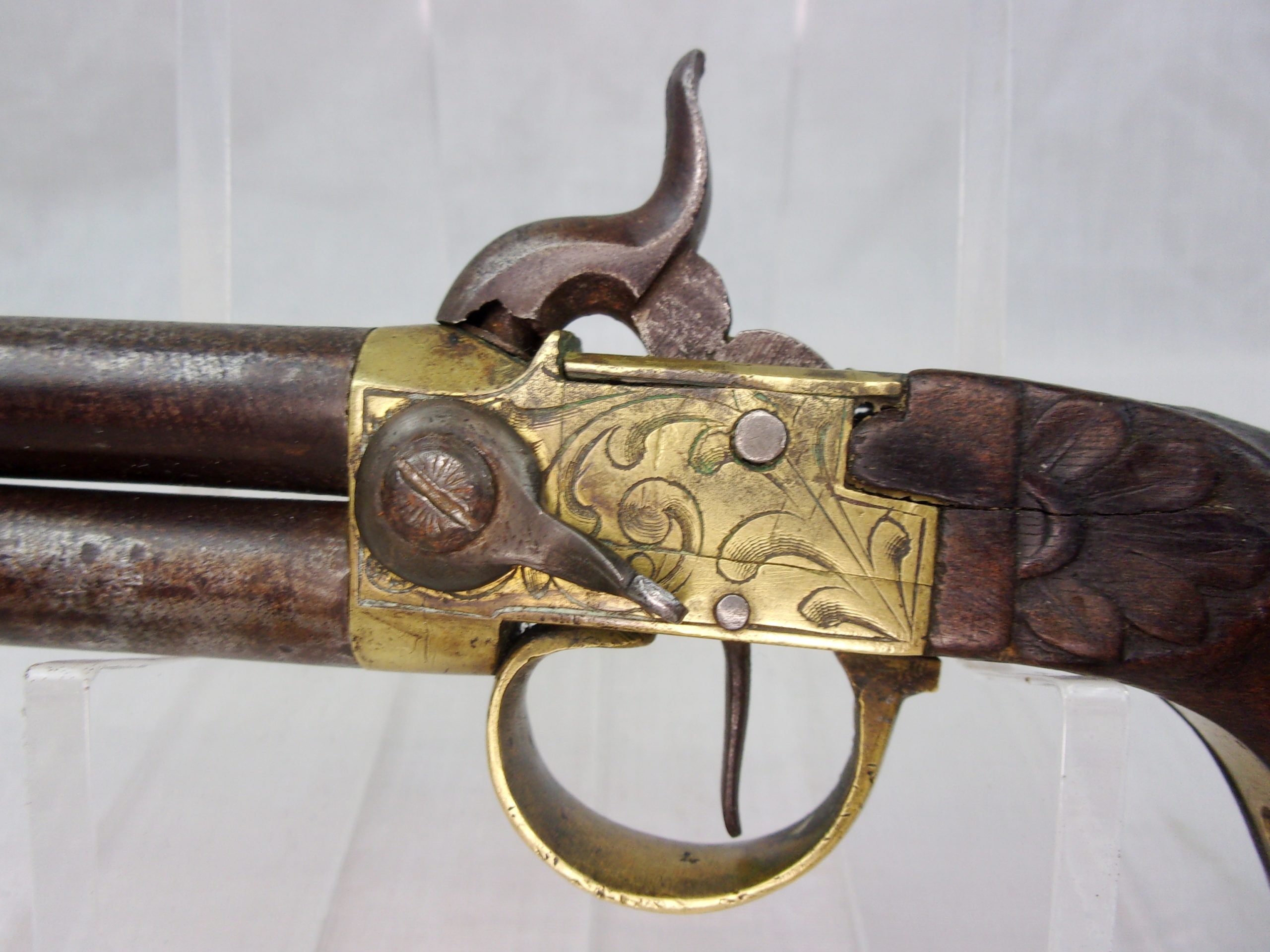 19th Century Tap Action Percussion Pistol - Image 5