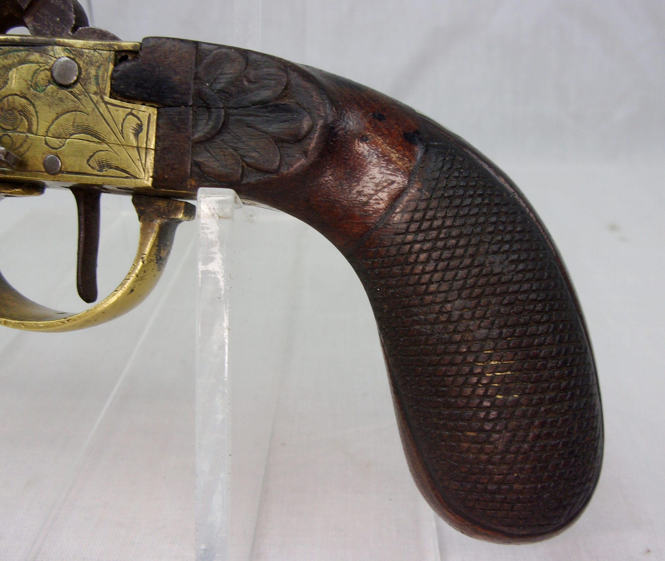 19th Century Tap Action Percussion Pistol - Image 9