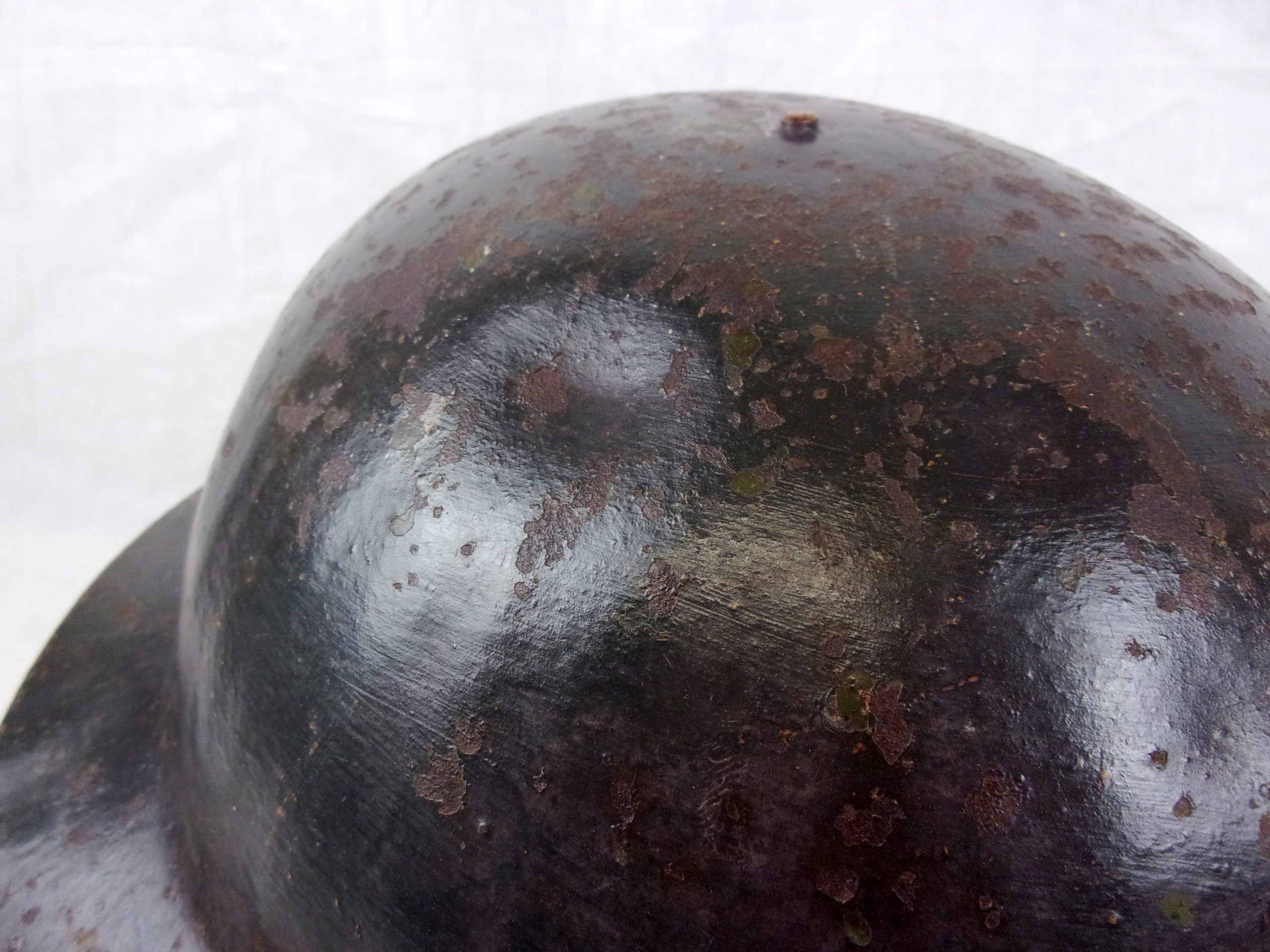 WW1 First Pattern Private Purchase Brodie Helmet To The Leicester Regiment - Image 5