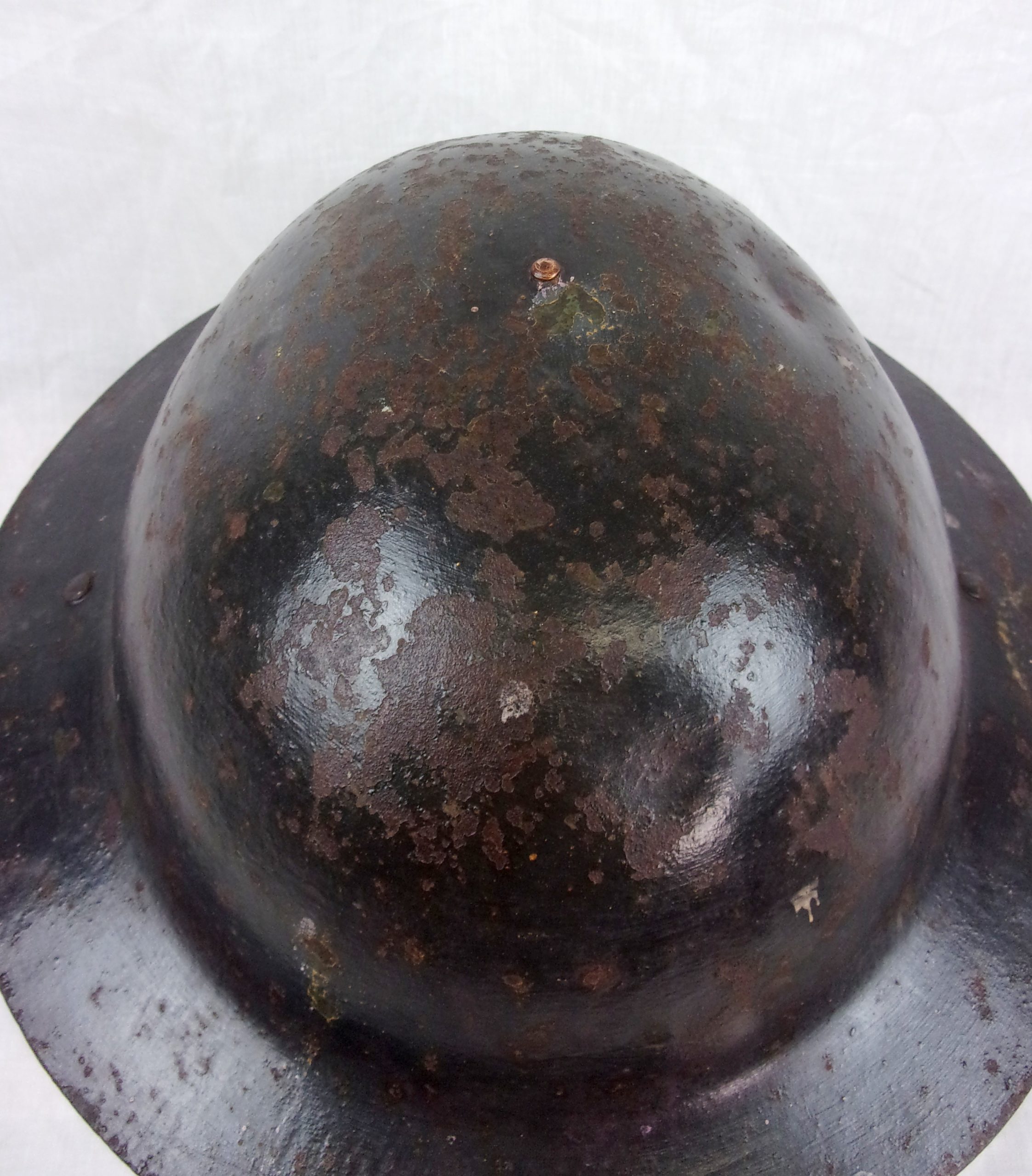 WW1 First Pattern Private Purchase Brodie Helmet To The Leicester Regiment - Image 4