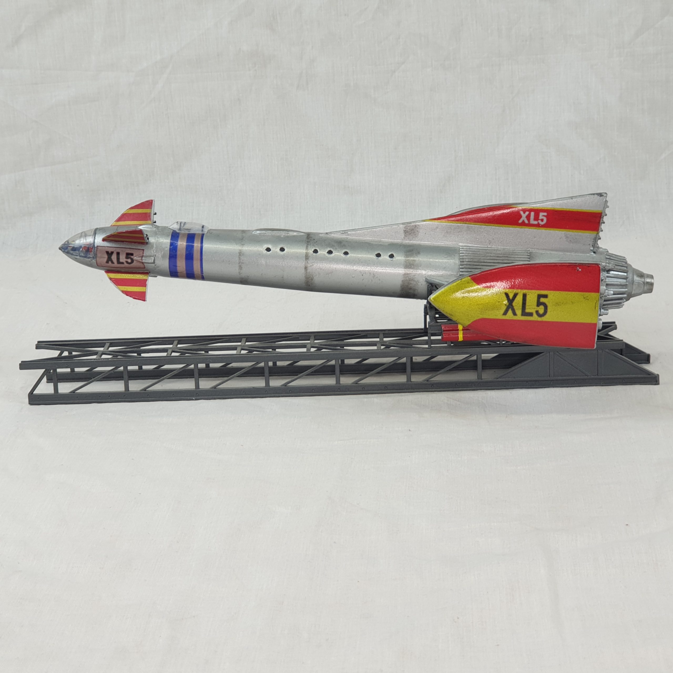 3D Printed And Hand Built Model Of Fireball XL5 With Its Launching Ramp - Image 4