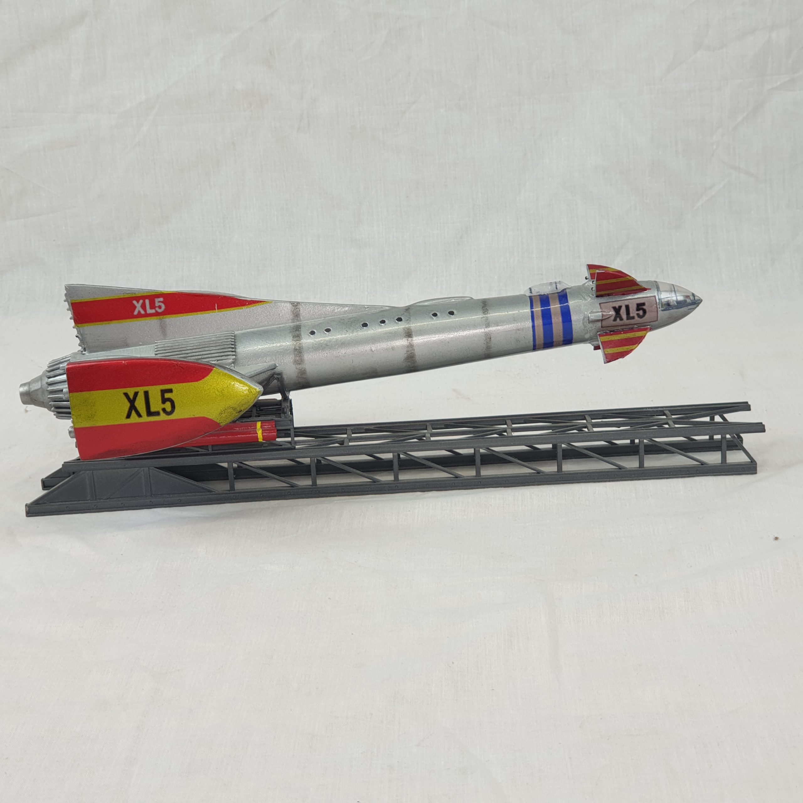 3D Printed And Hand Built Model Of Fireball XL5 With Its Launching Ramp - Image 3