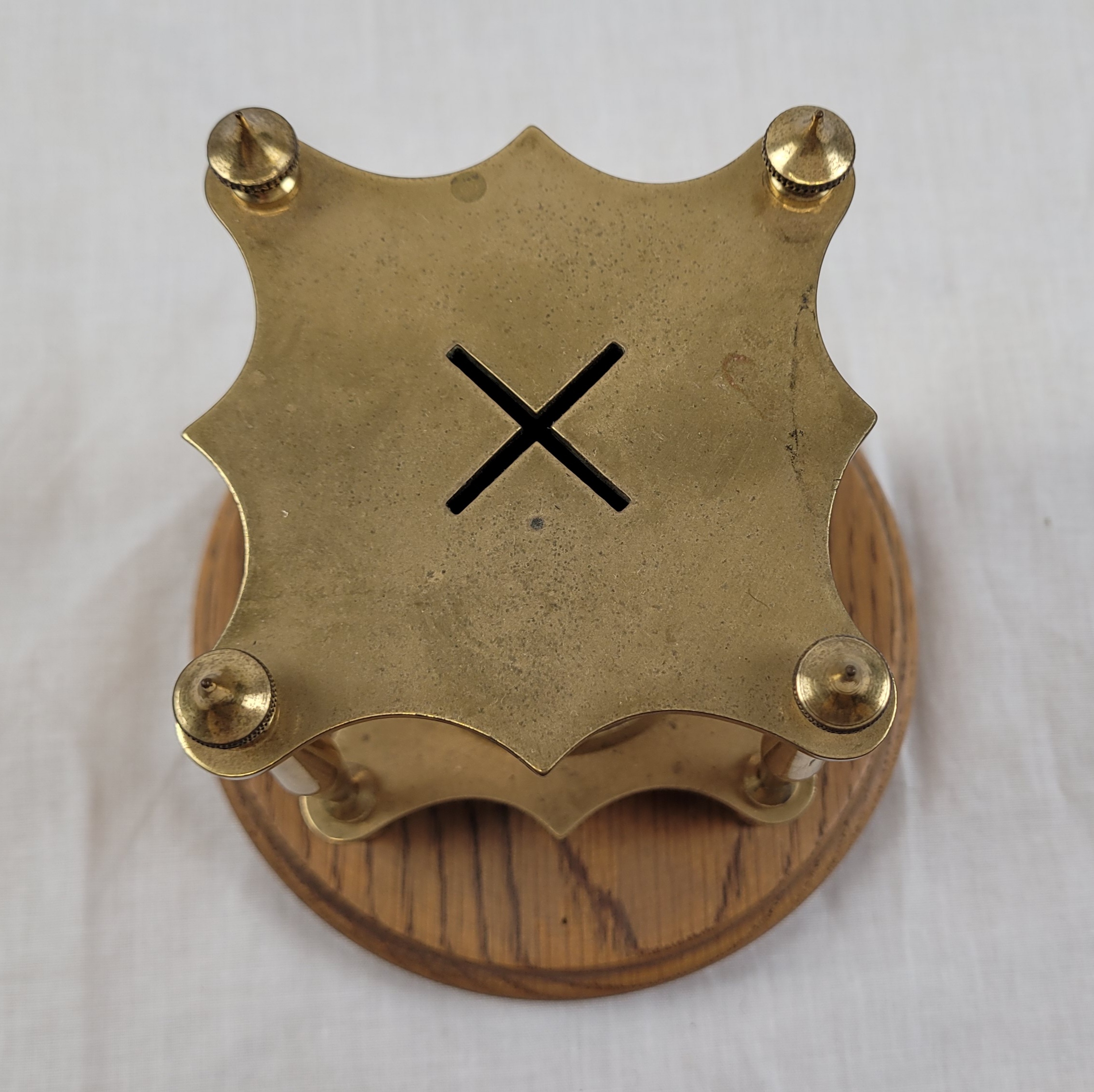 Heavy Brass And Copper Trench Art Type Money Box - Image 3