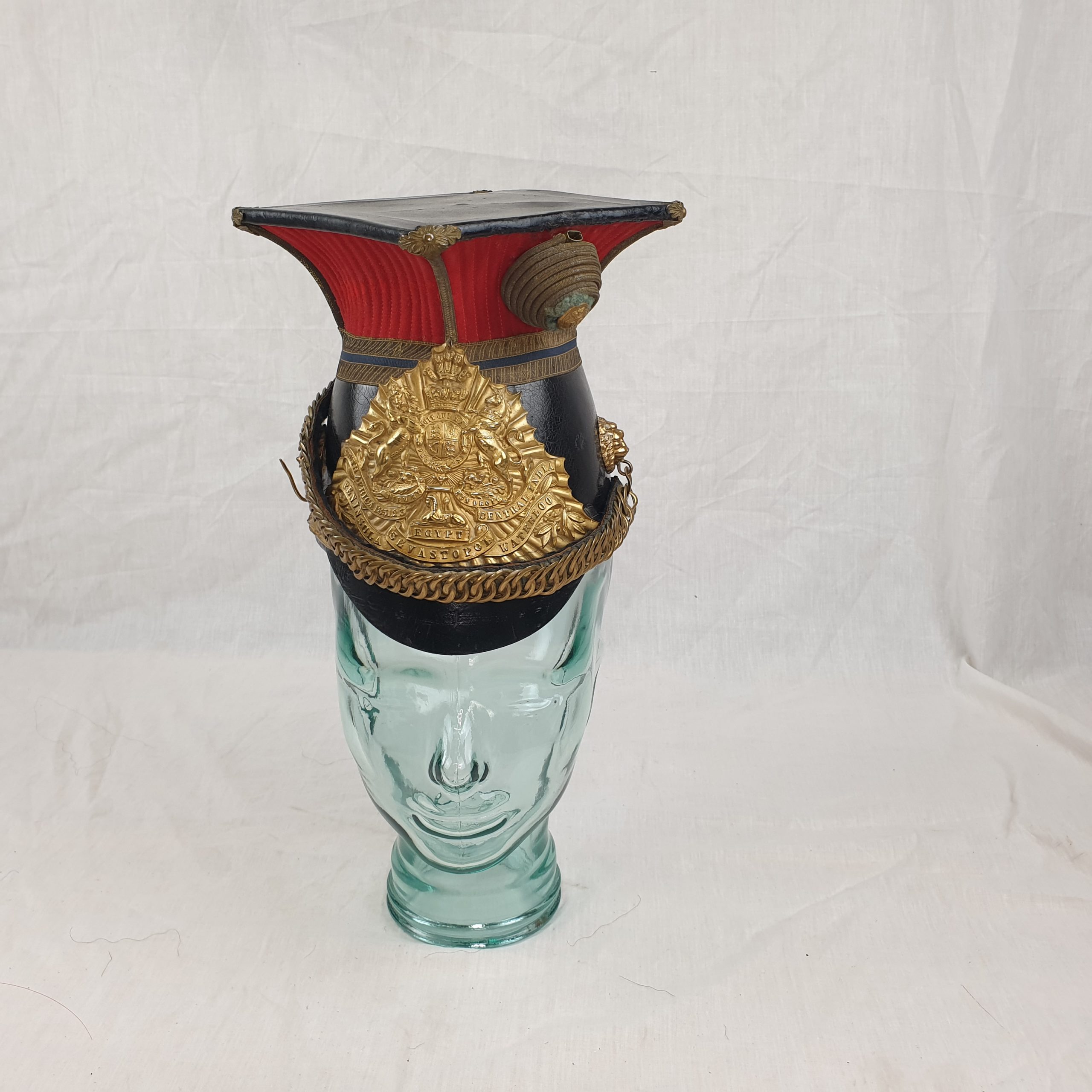 British Victorian 12th Royal Lancers Prince Of Wales Senior NCO's Chapka Helmet - Image 2