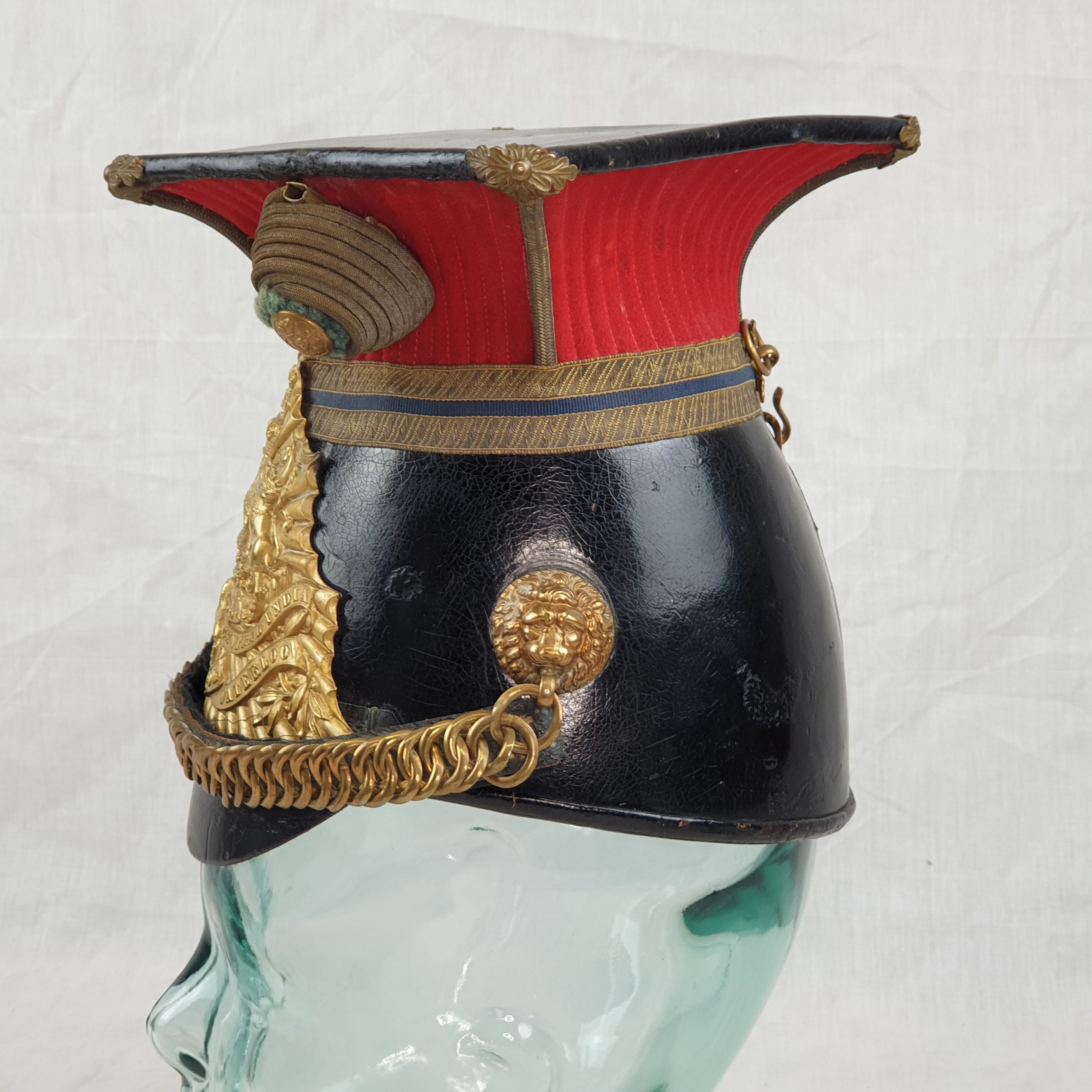British Victorian 12th Royal Lancers Prince Of Wales Senior NCO's Chapka Helmet - Image 4