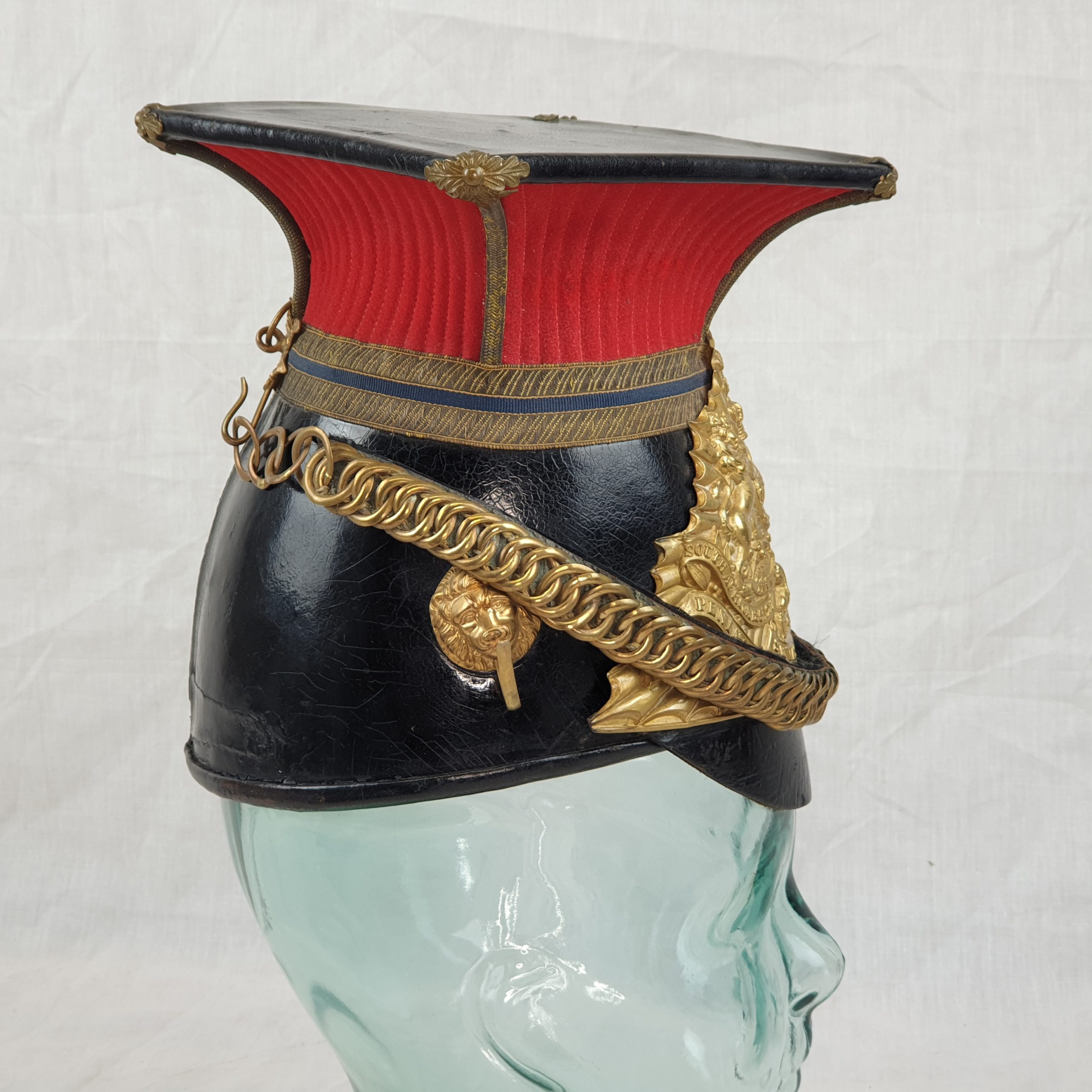 British Victorian 12th Royal Lancers Prince Of Wales Senior NCO's Chapka Helmet - Image 5