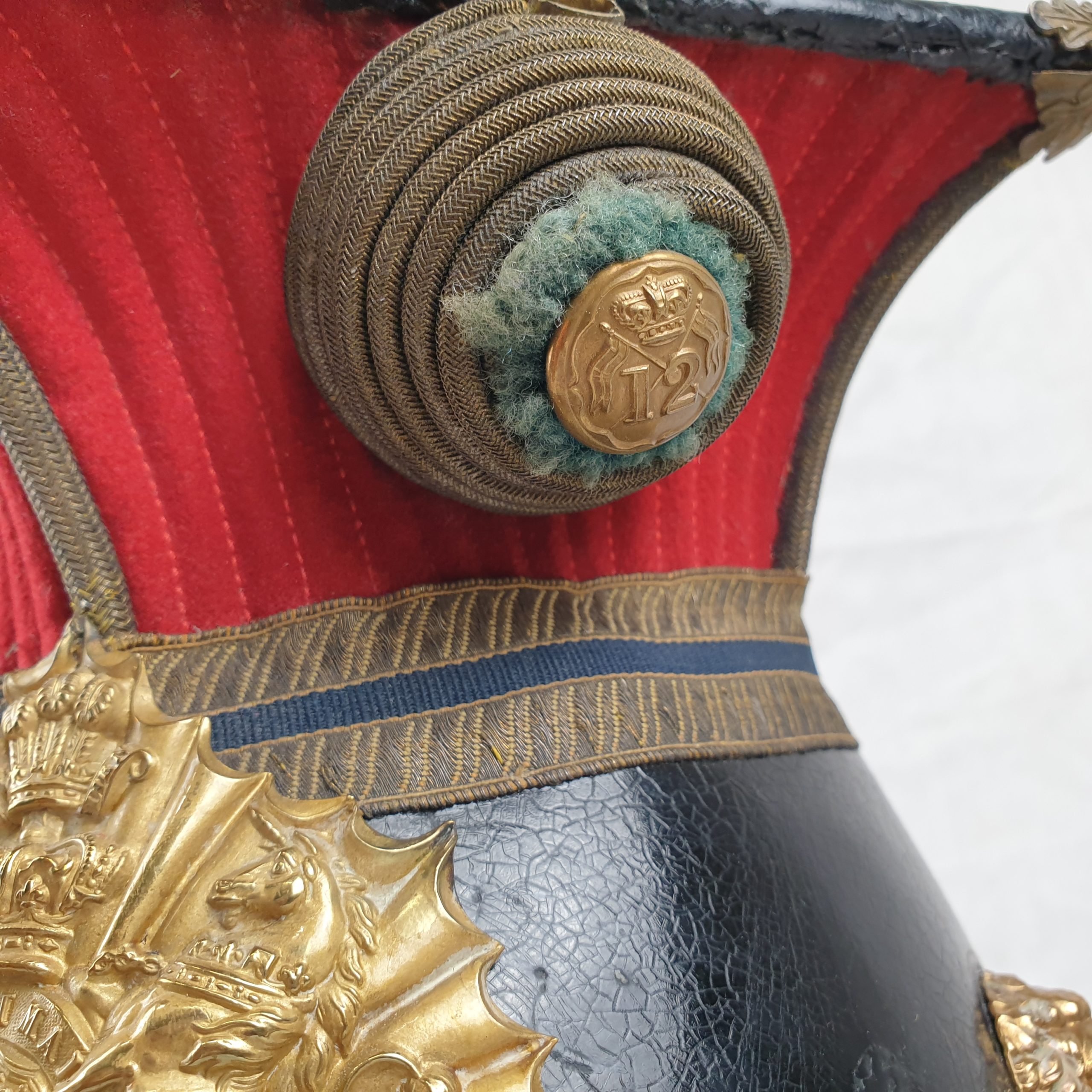 British Victorian 12th Royal Lancers Prince Of Wales Senior NCO's Chapka Helmet - Image 9