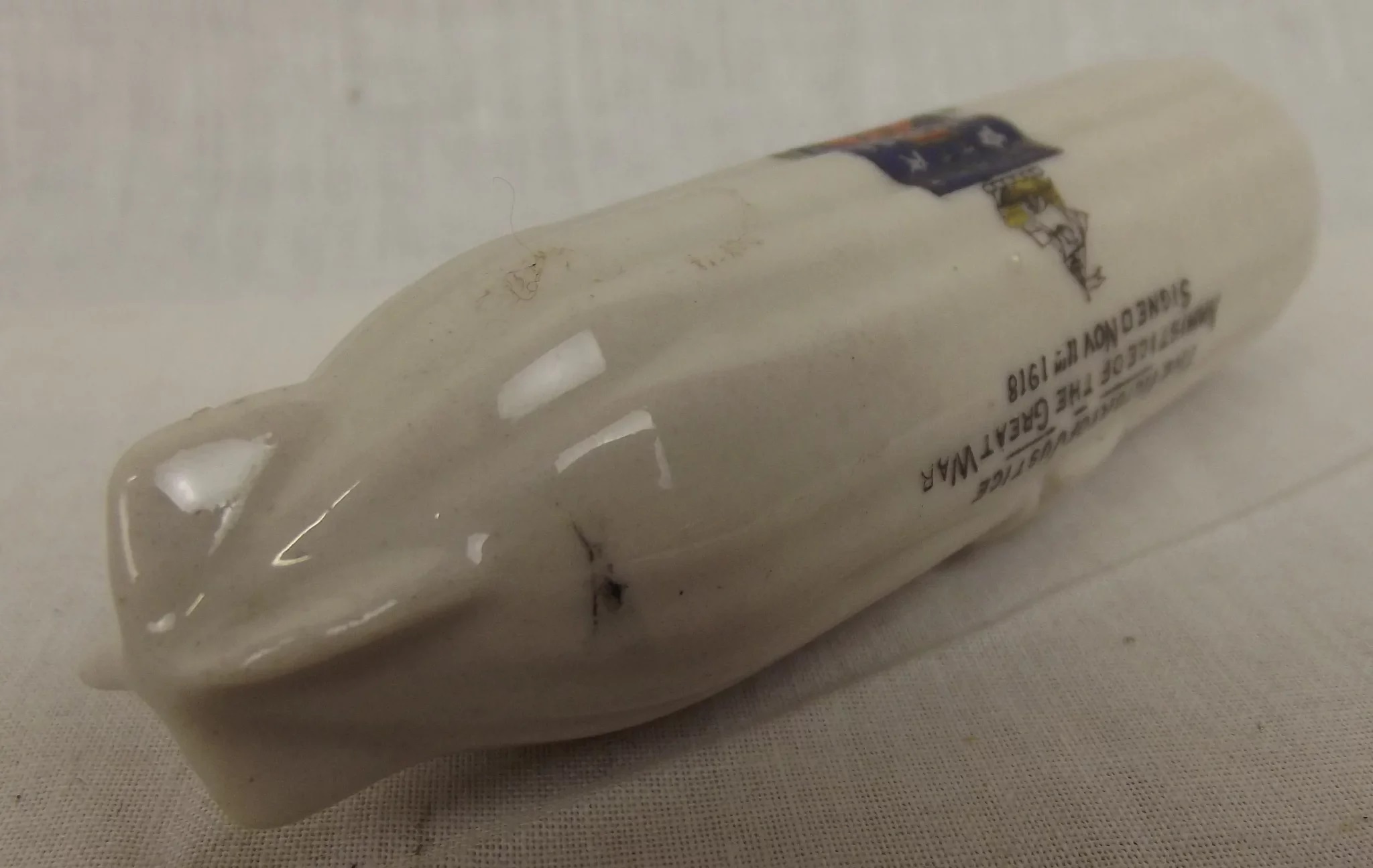 Carlton Crested China WW1 Zeppelin With Clacton-On-Sea Crest - Image 2
