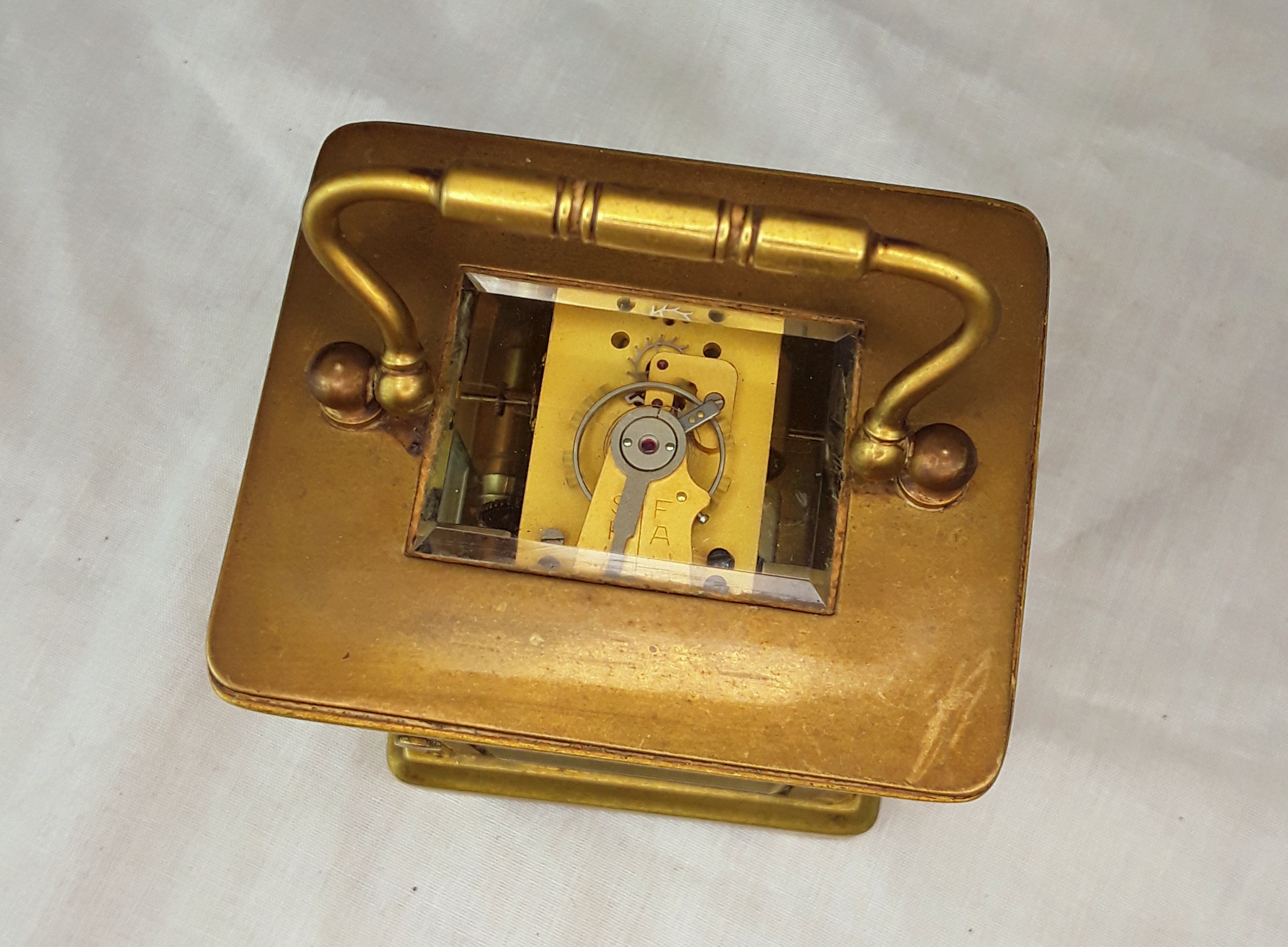 Circa 1870 Elkington & Co. Ltd. Brass Carriage Clock - Image 4