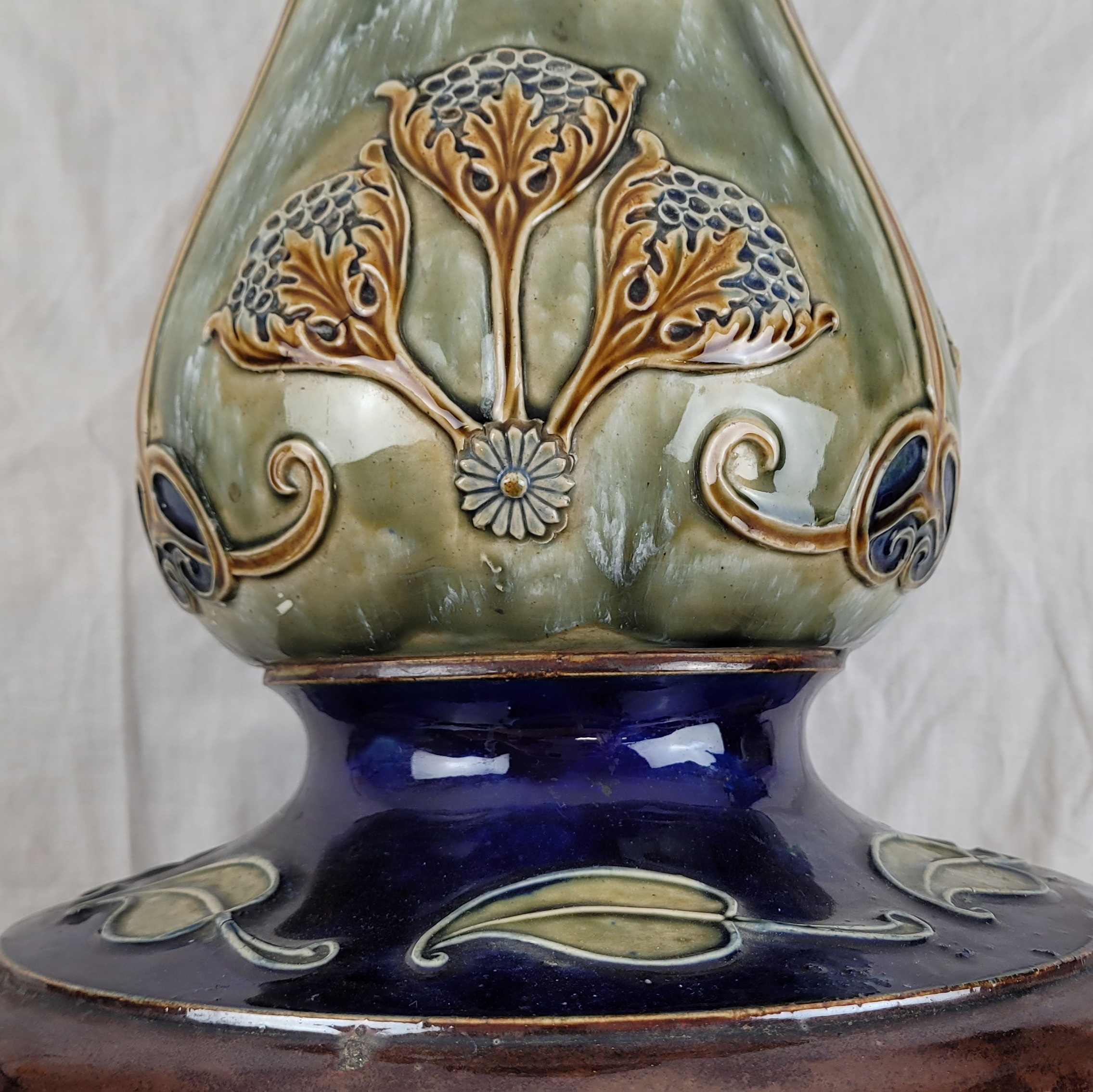 Royal Doulton Circa 1900 Jardiniere On Stand - Image 15