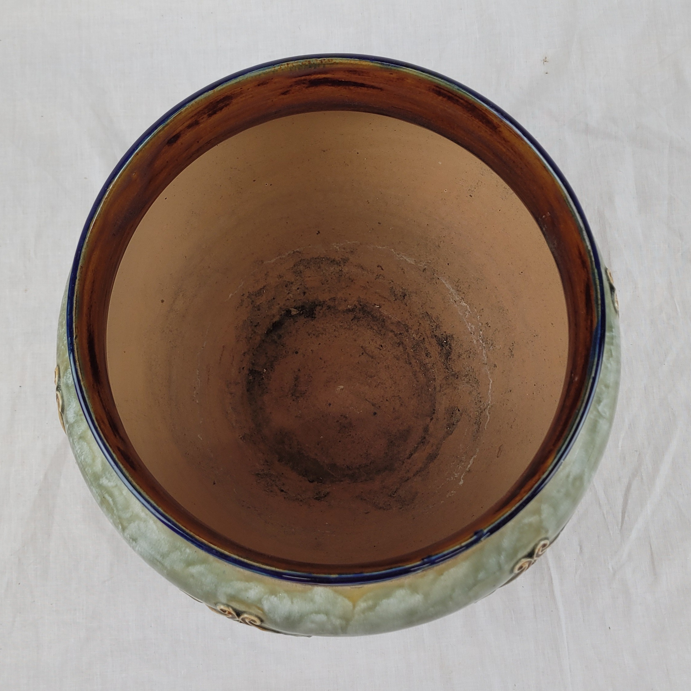 Royal Doulton Circa 1900 Jardiniere On Stand - Image 6