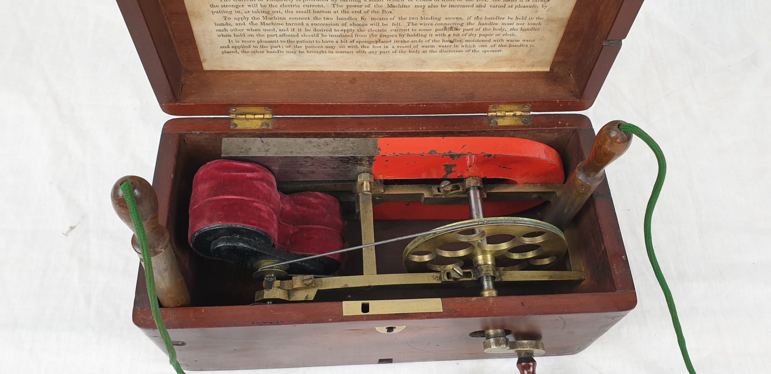 Circa 1860 Chadburn Brothers Improved Electric Machine For Curing Nervous Diseases - Image 3