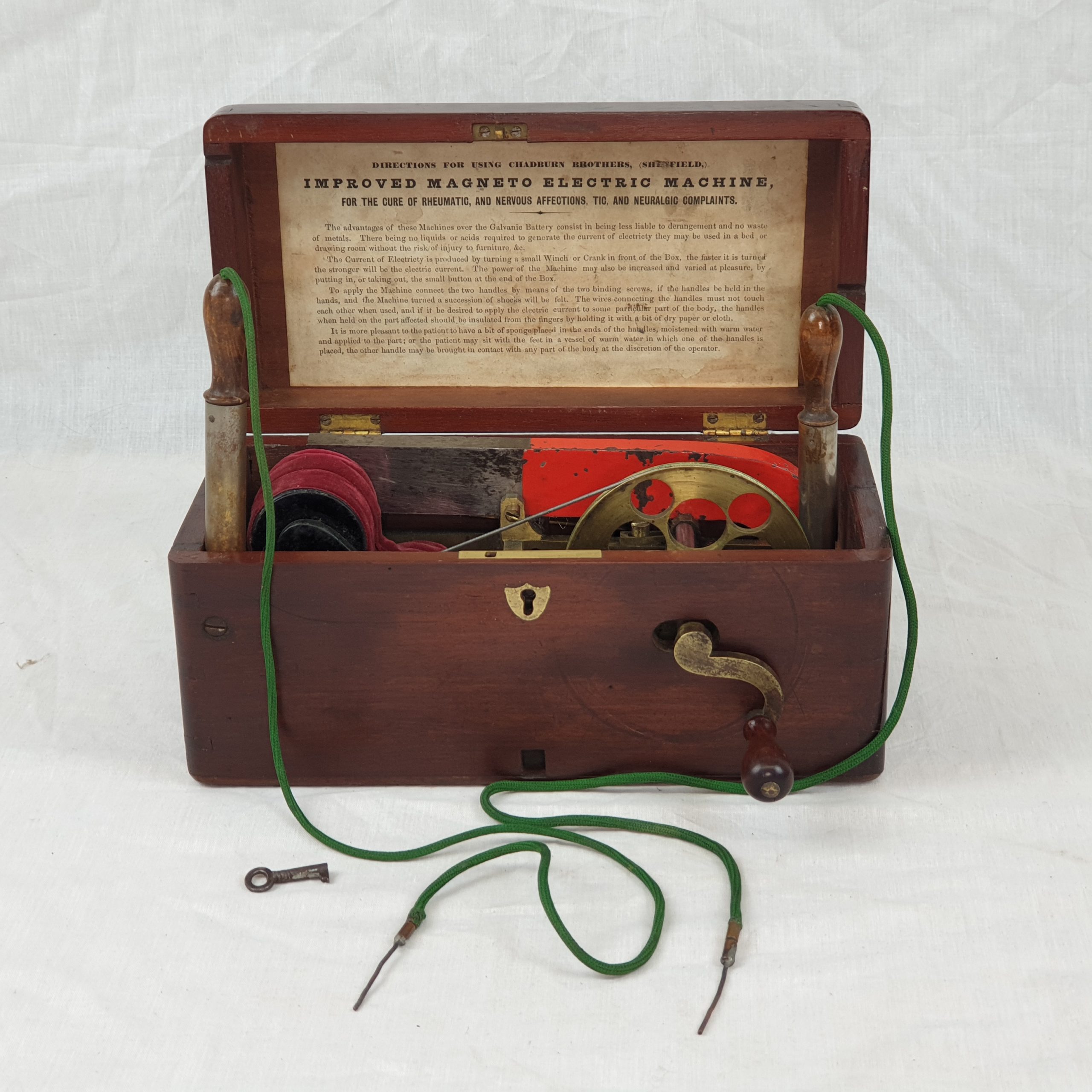 Circa 1860 Chadburn Brothers Improved Electric Machine For Curing Nervous Diseases - Image 2