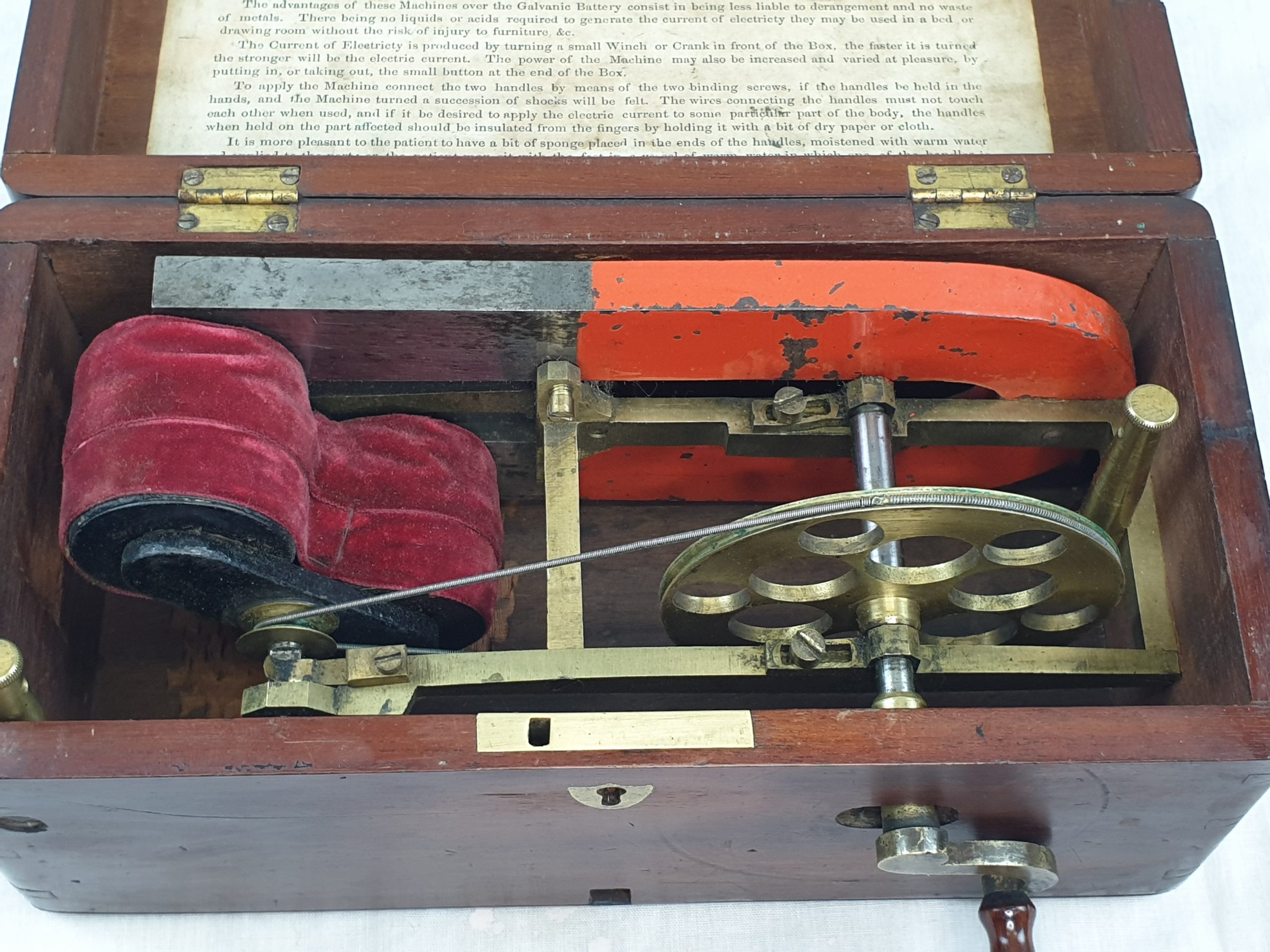 Circa 1860 Chadburn Brothers Improved Electric Machine For Curing Nervous Diseases - Image 7