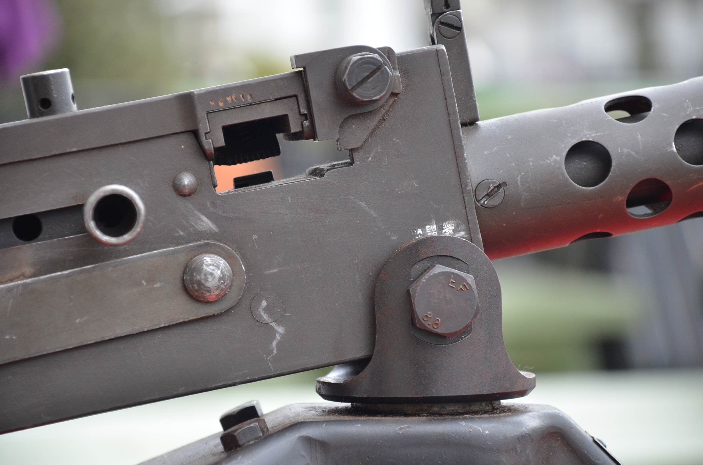 WW2 Browning .30 Cal M1919A4 Macine Gun On 1942 Original Tripod - Image 4